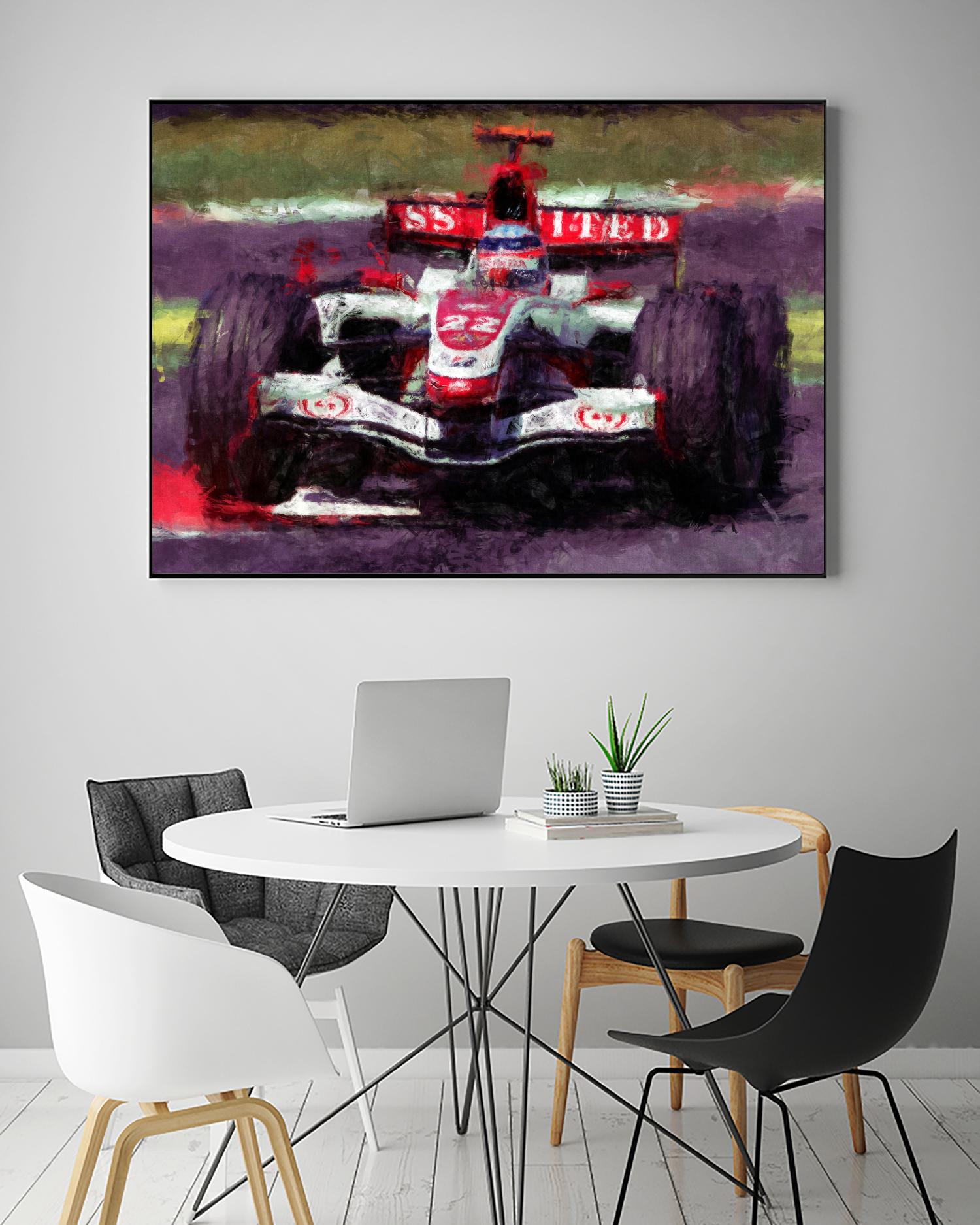 Formula 1 - I by Jean-François Dupuis on GIANT ART - red transportation automobile