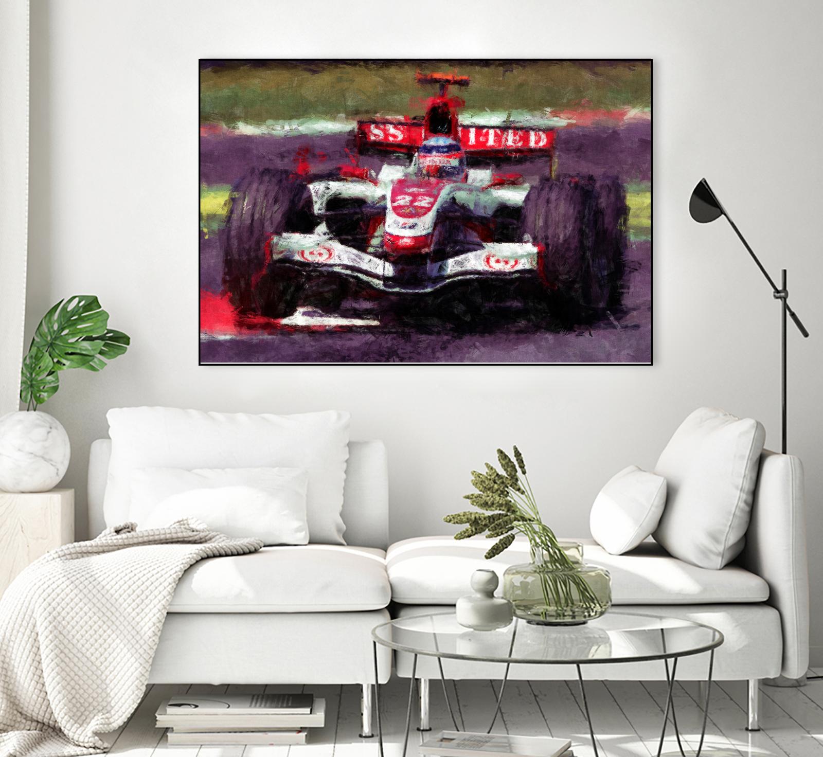 Formula 1 - I by Jean-François Dupuis on GIANT ART - red transportation automobile