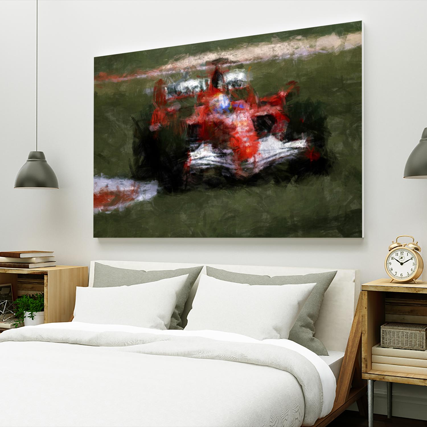 Formula 1 - II by Jean-François Dupuis on GIANT ART - red transportation automobile