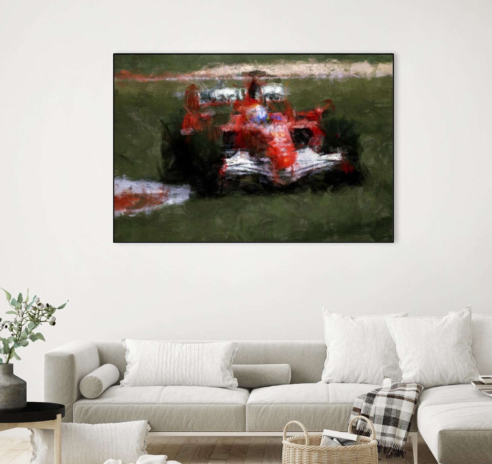 Formula 1 - II by Jean-François Dupuis on GIANT ART - red transportation automobile