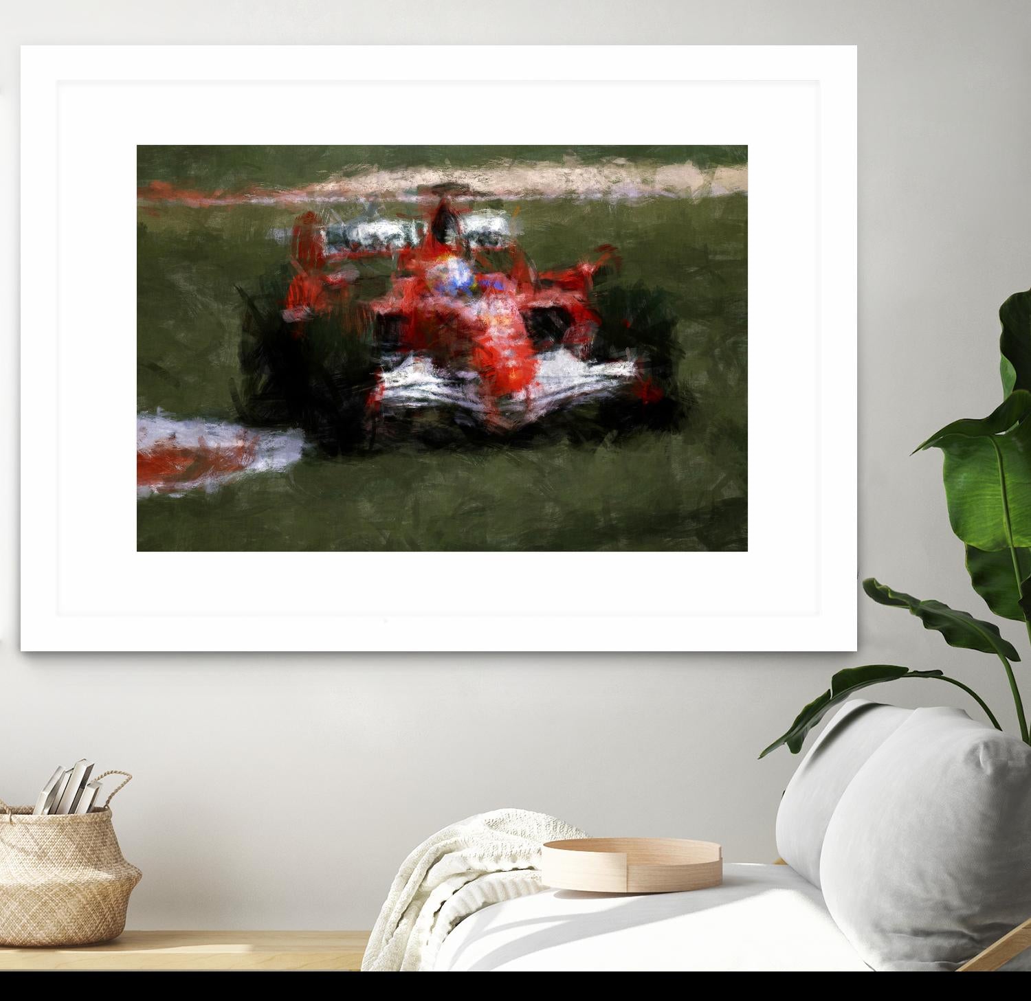 Formula 1 - II by Jean-François Dupuis on GIANT ART - red transportation automobile