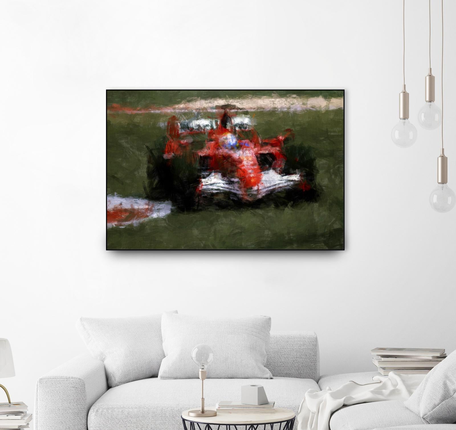 Formula 1 - II by Jean-François Dupuis on GIANT ART - red transportation automobile