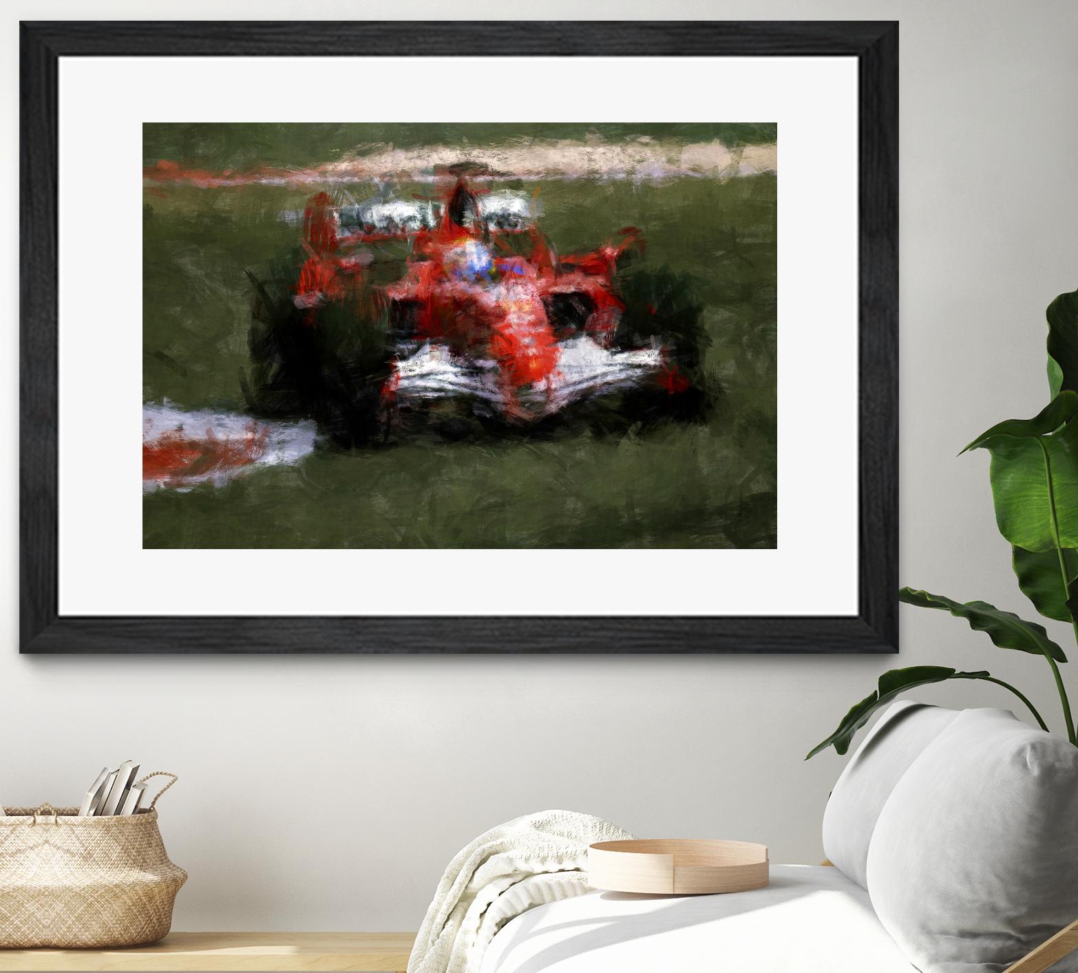 Formula 1 - II by Jean-François Dupuis on GIANT ART - red transportation automobile