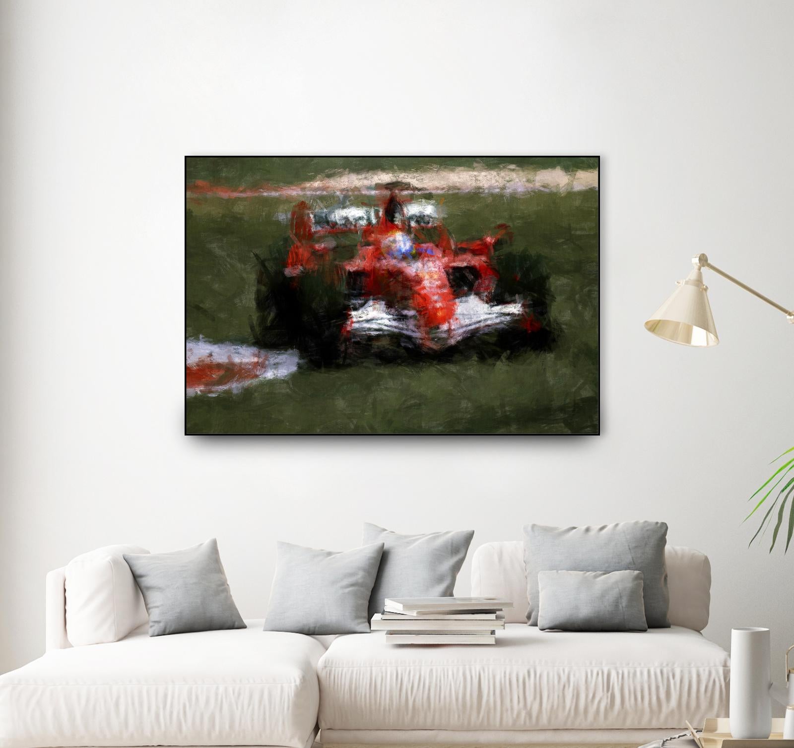 Formula 1 - II by Jean-François Dupuis on GIANT ART - red transportation automobile