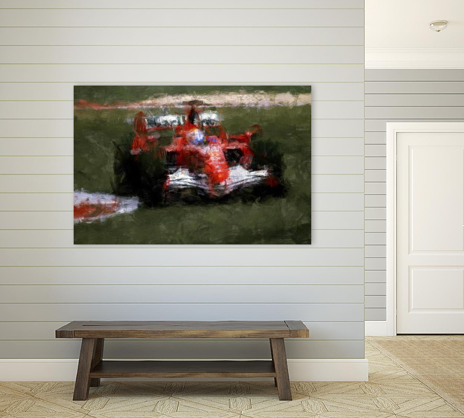 Formula 1 - II by Jean-François Dupuis on GIANT ART - red transportation automobile