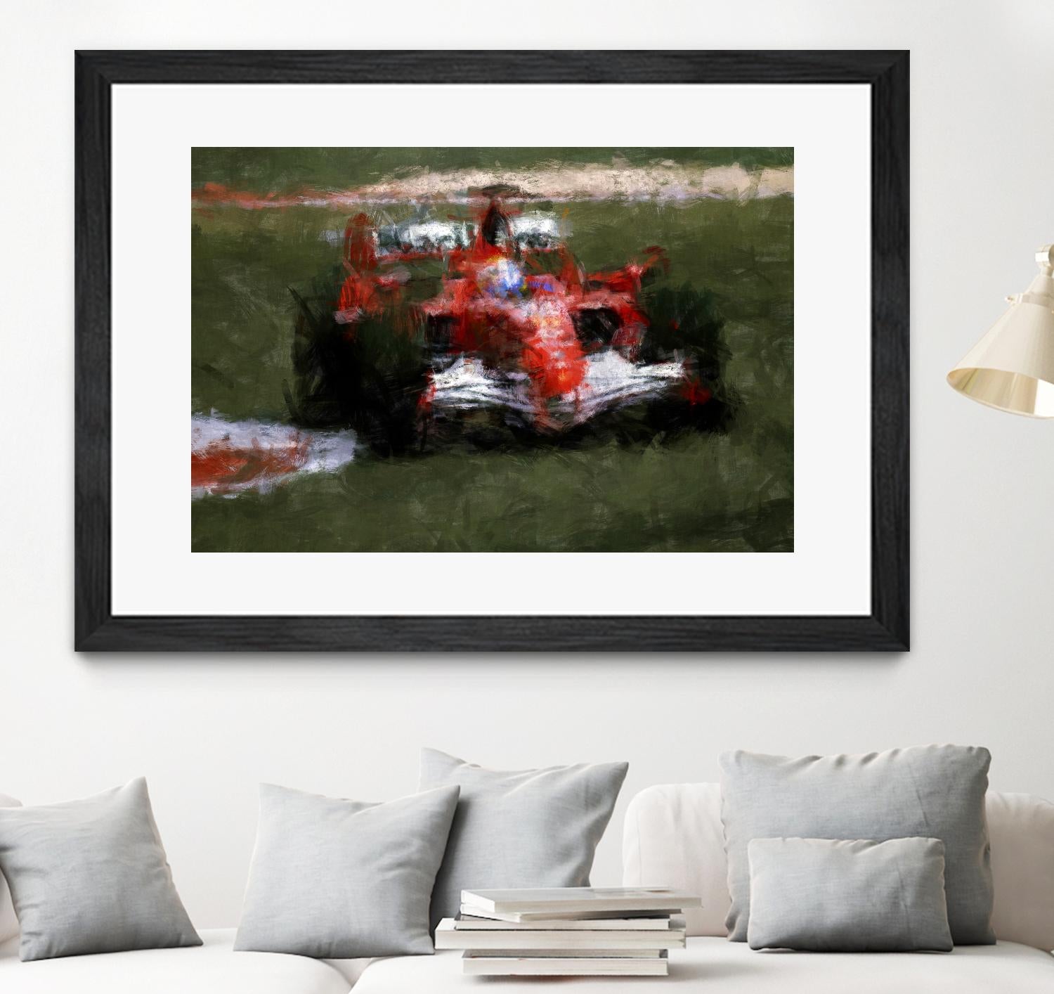 Formula 1 - II by Jean-François Dupuis on GIANT ART - red transportation automobile