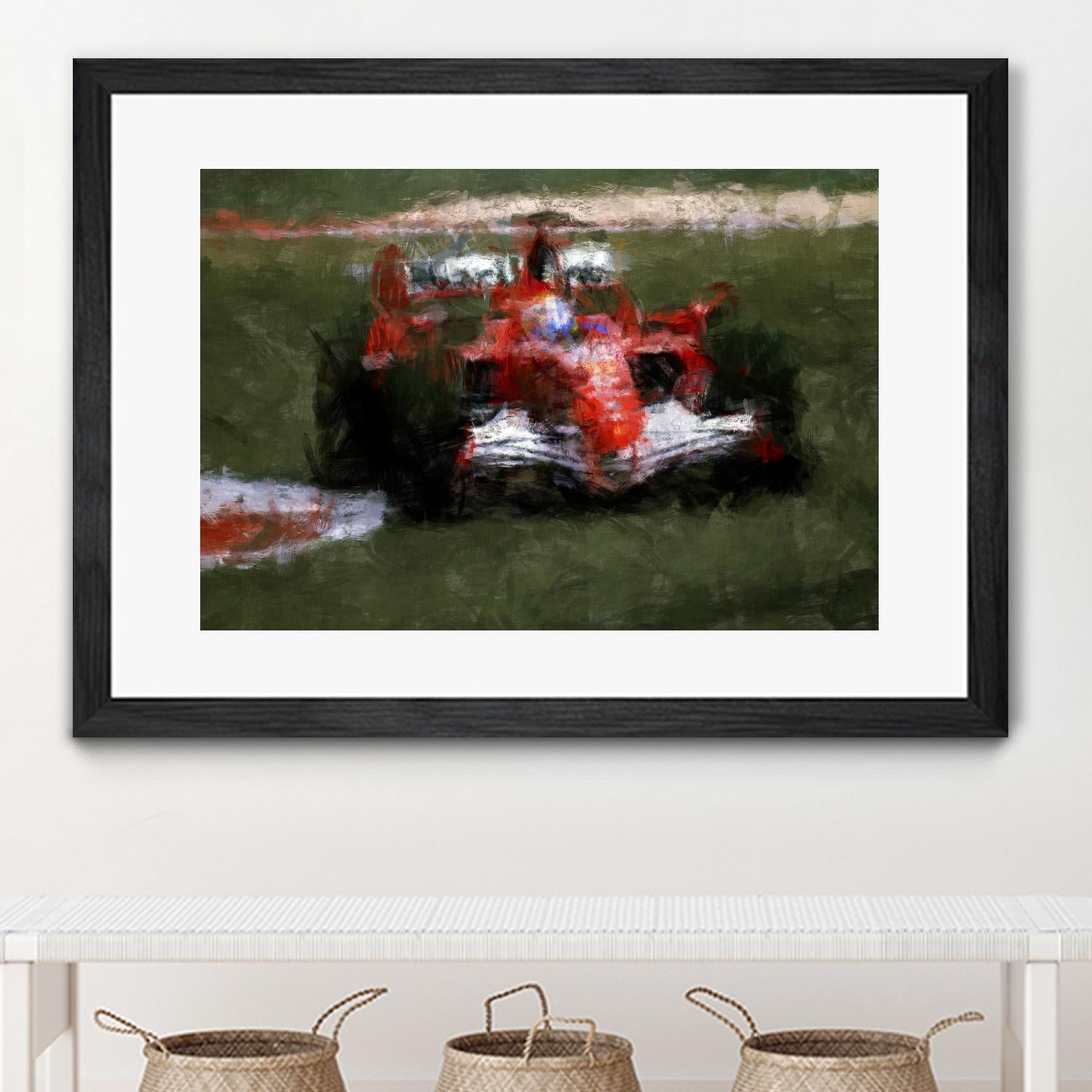 Formula 1 - II by Jean-François Dupuis on GIANT ART - red transportation automobile