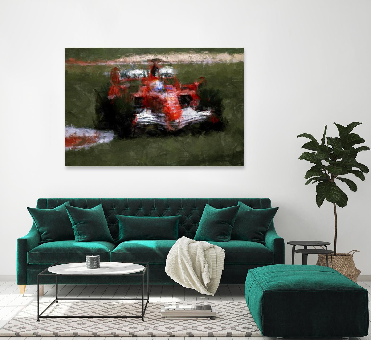 Formula 1 - II by Jean-François Dupuis on GIANT ART - red transportation automobile