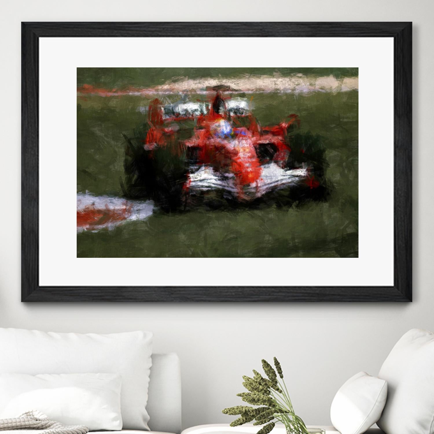 Formula 1 - II by Jean-François Dupuis on GIANT ART - red transportation automobile