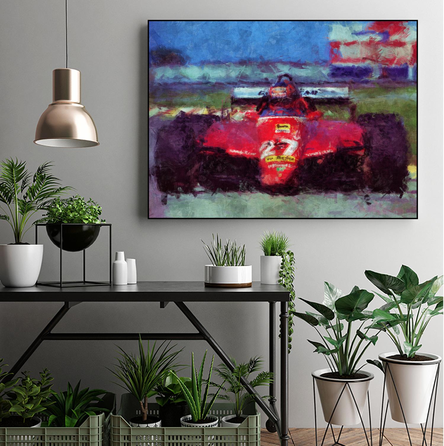 Formula 1 - IV by Jean-François Dupuis on GIANT ART - red transportation automobile