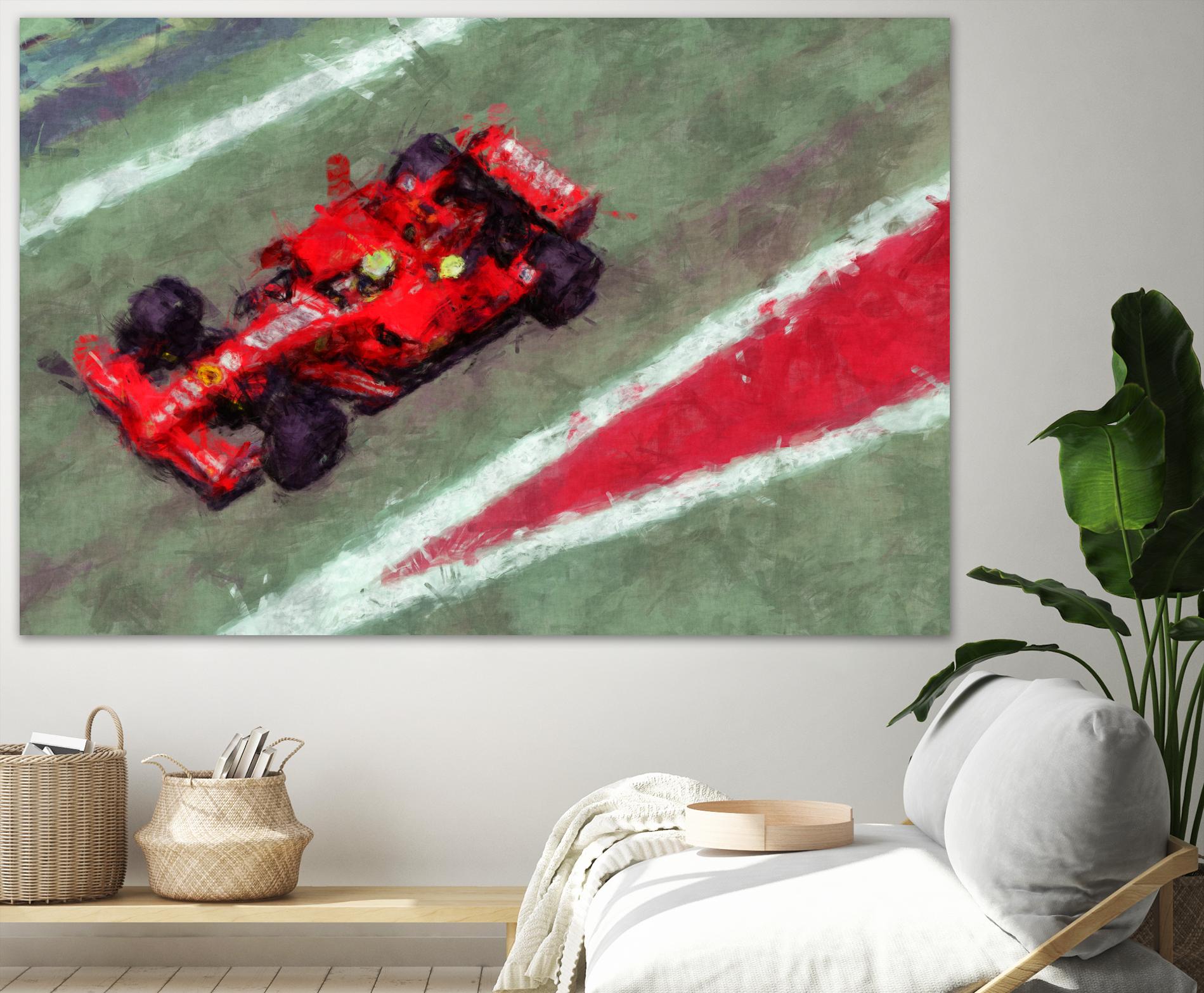 Formula 1 - V by Jean-François Dupuis on GIANT ART - red transportation automobile