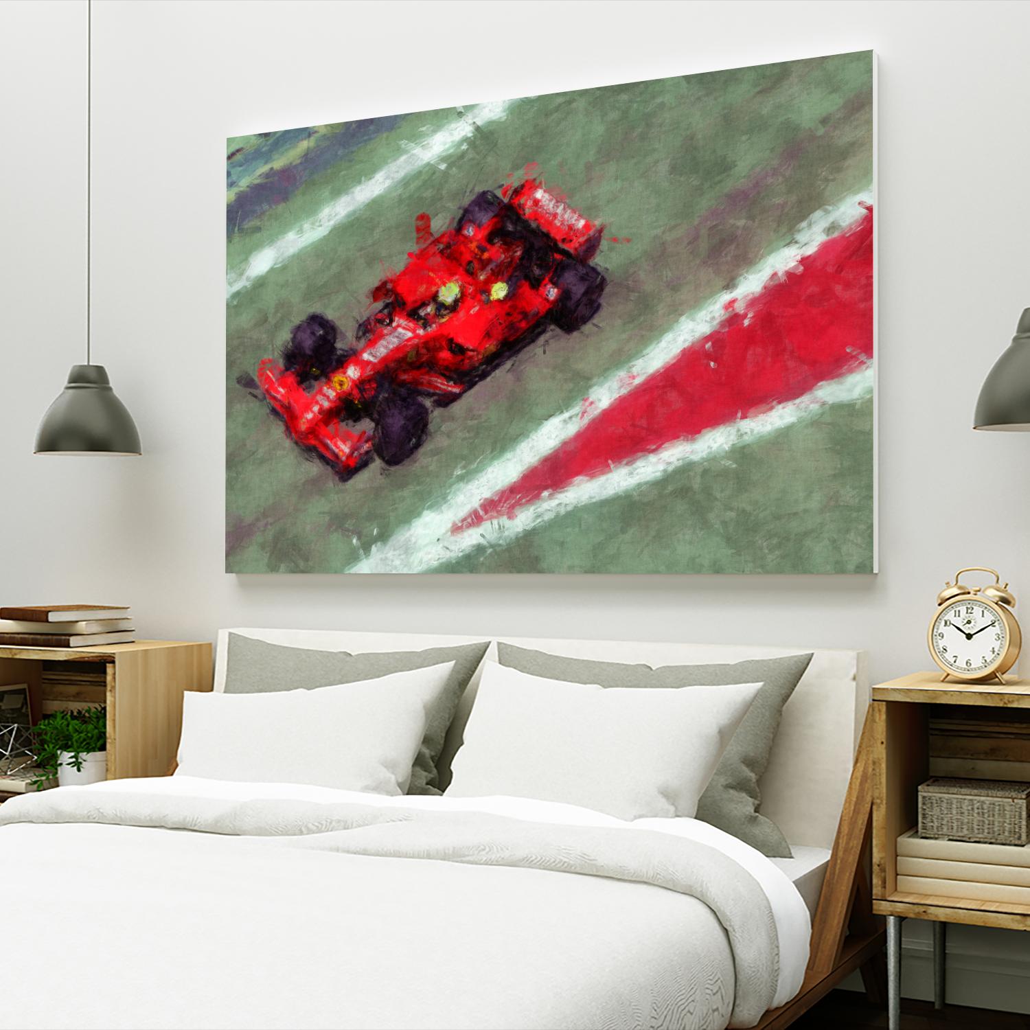 Formula 1 - V by Jean-François Dupuis on GIANT ART - red transportation automobile