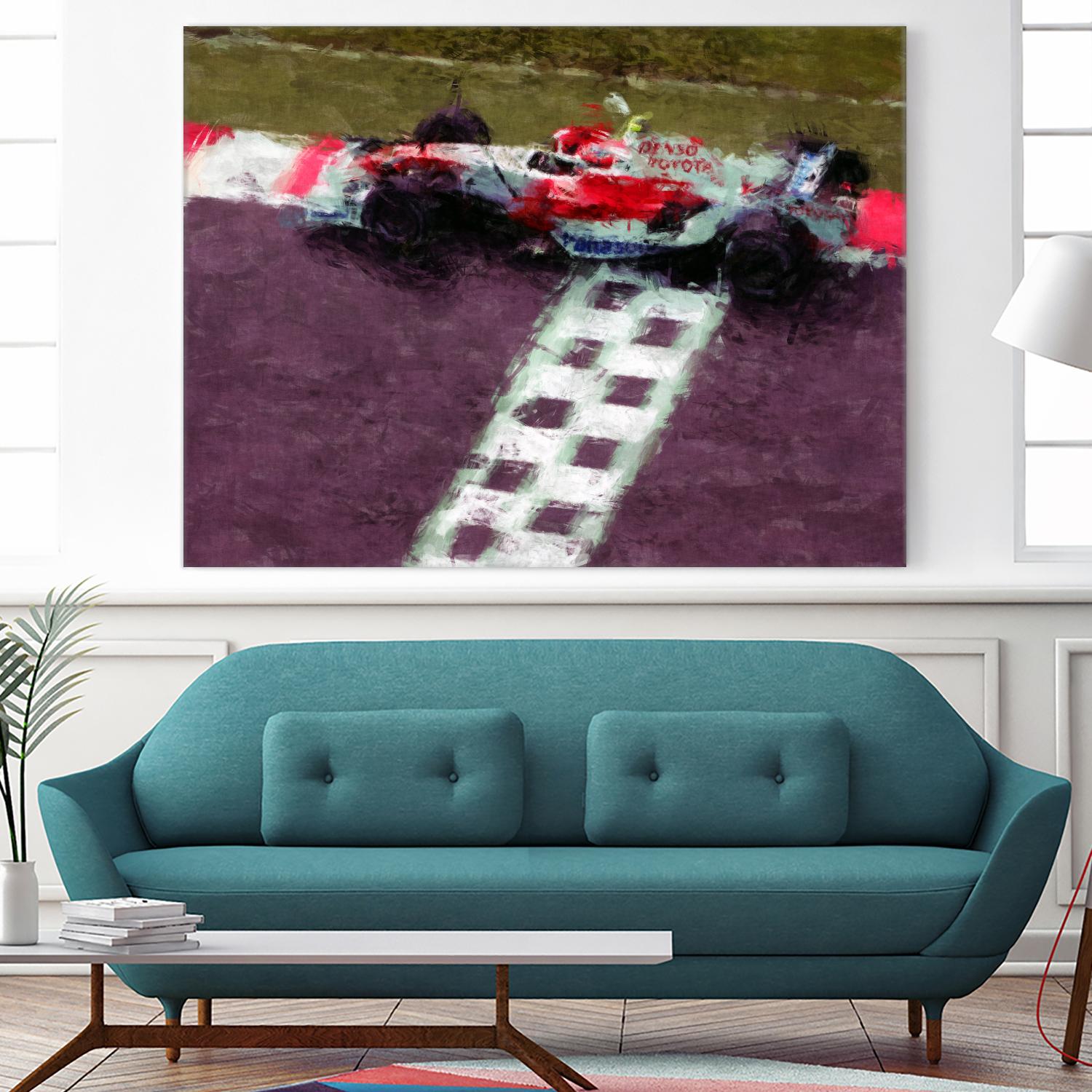 Formula 1 - VI by Jean-François Dupuis on GIANT ART - red transportation automobile