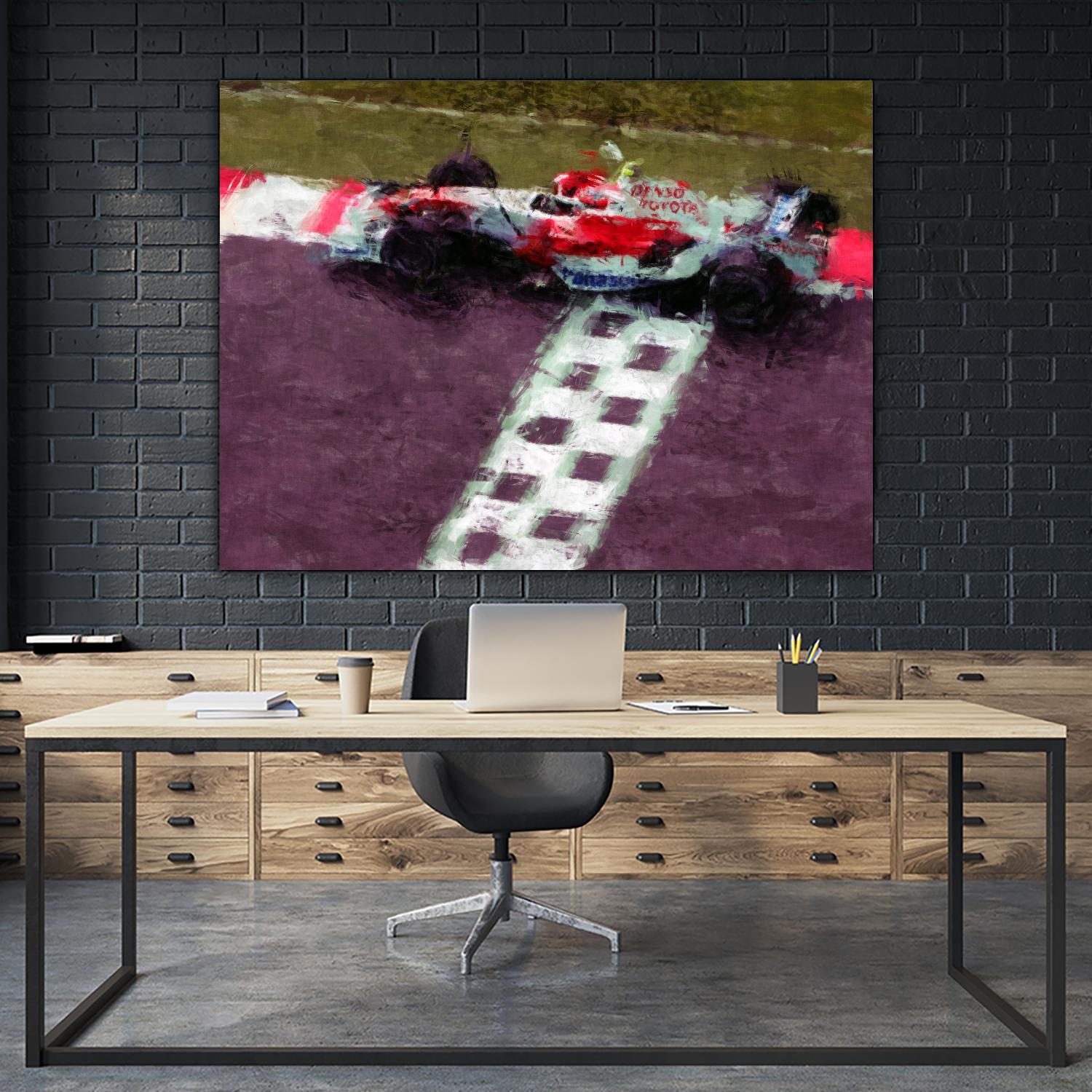 Formula 1 - VI by Jean-François Dupuis on GIANT ART - red transportation automobile