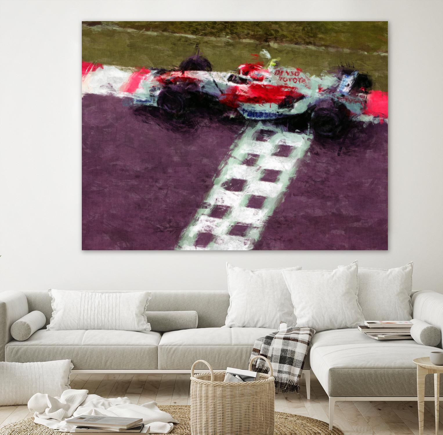 Formula 1 - VI by Jean-François Dupuis on GIANT ART - red transportation automobile