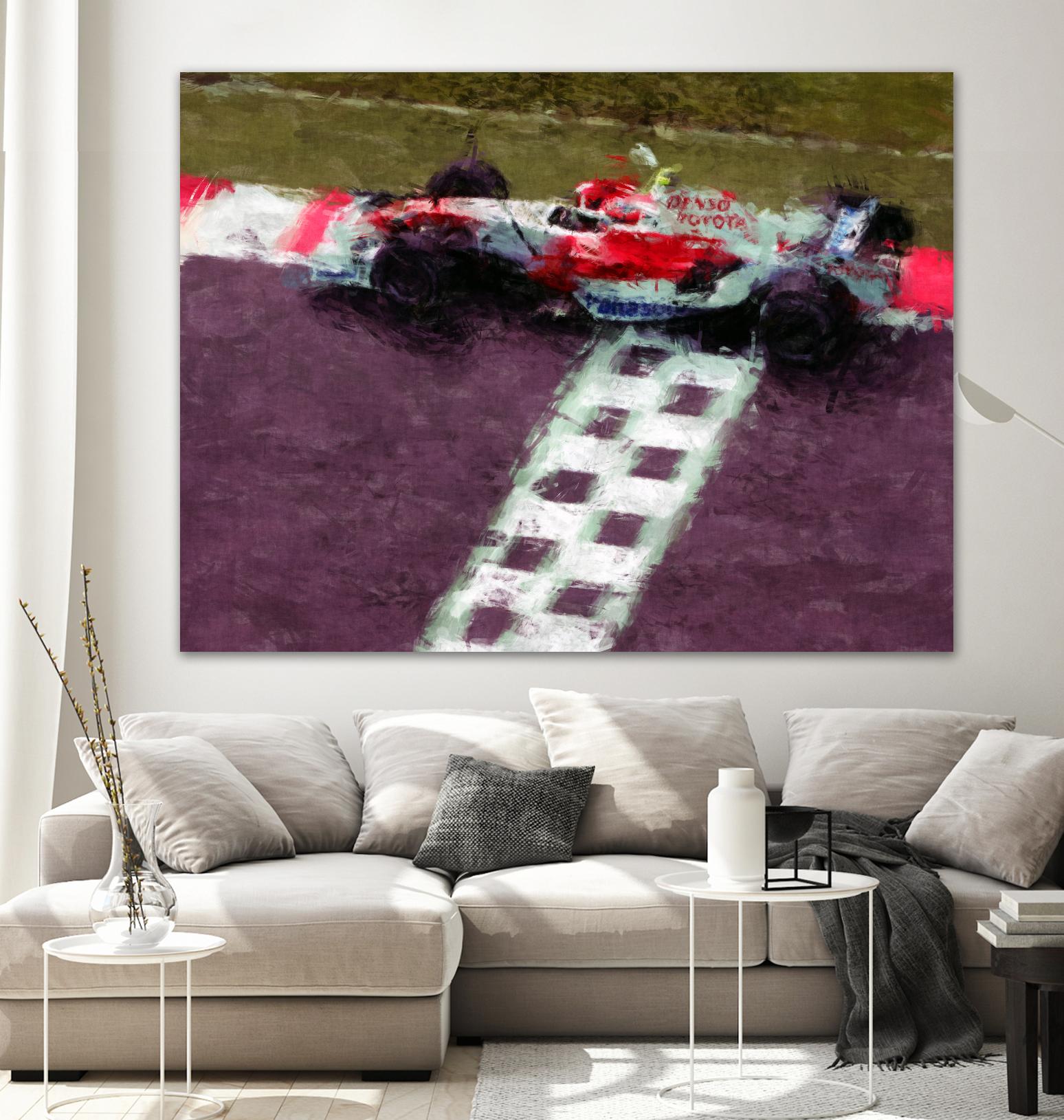 Formula 1 - VI by Jean-François Dupuis on GIANT ART - red transportation automobile