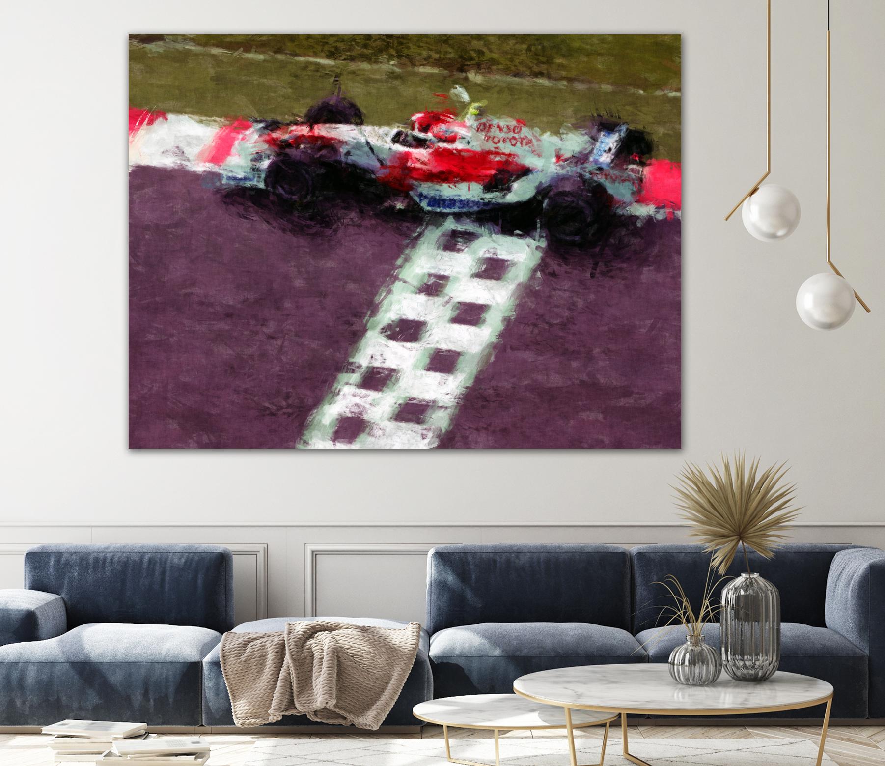 Formula 1 - VI by Jean-François Dupuis on GIANT ART - red transportation automobile