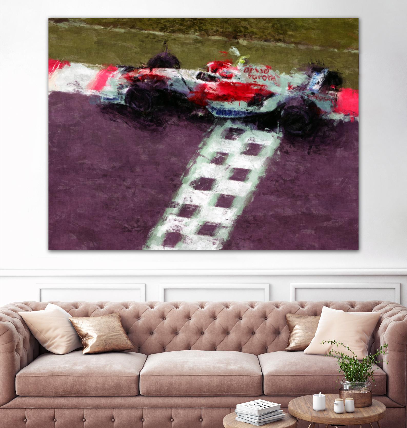 Formula 1 - VI by Jean-François Dupuis on GIANT ART - red transportation automobile