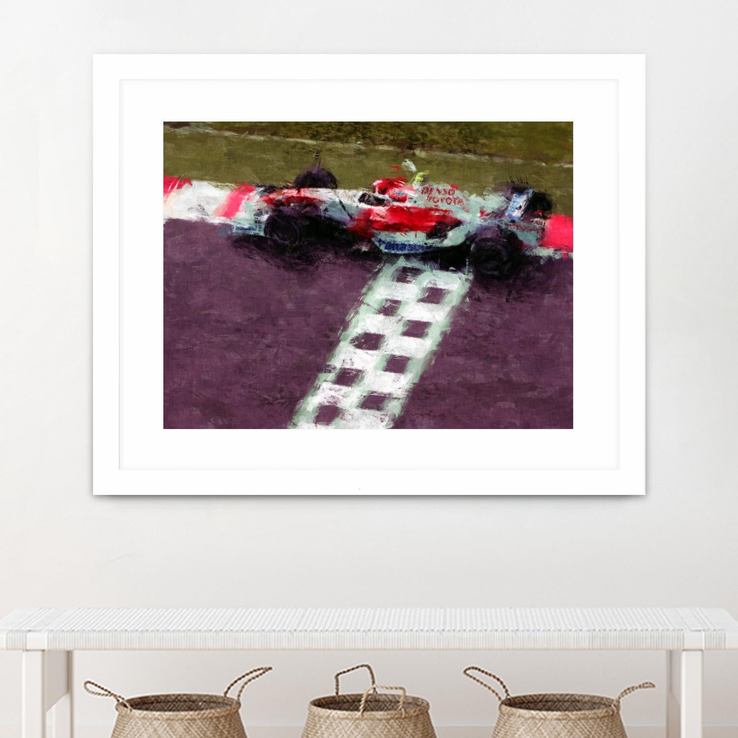 Formula 1 - VI by Jean-François Dupuis on GIANT ART - red transportation automobile