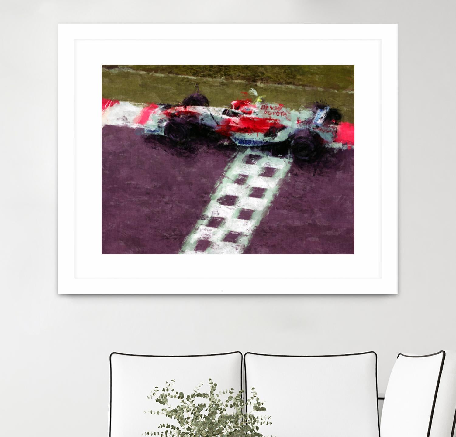 Formula 1 - VI by Jean-François Dupuis on GIANT ART - red transportation automobile