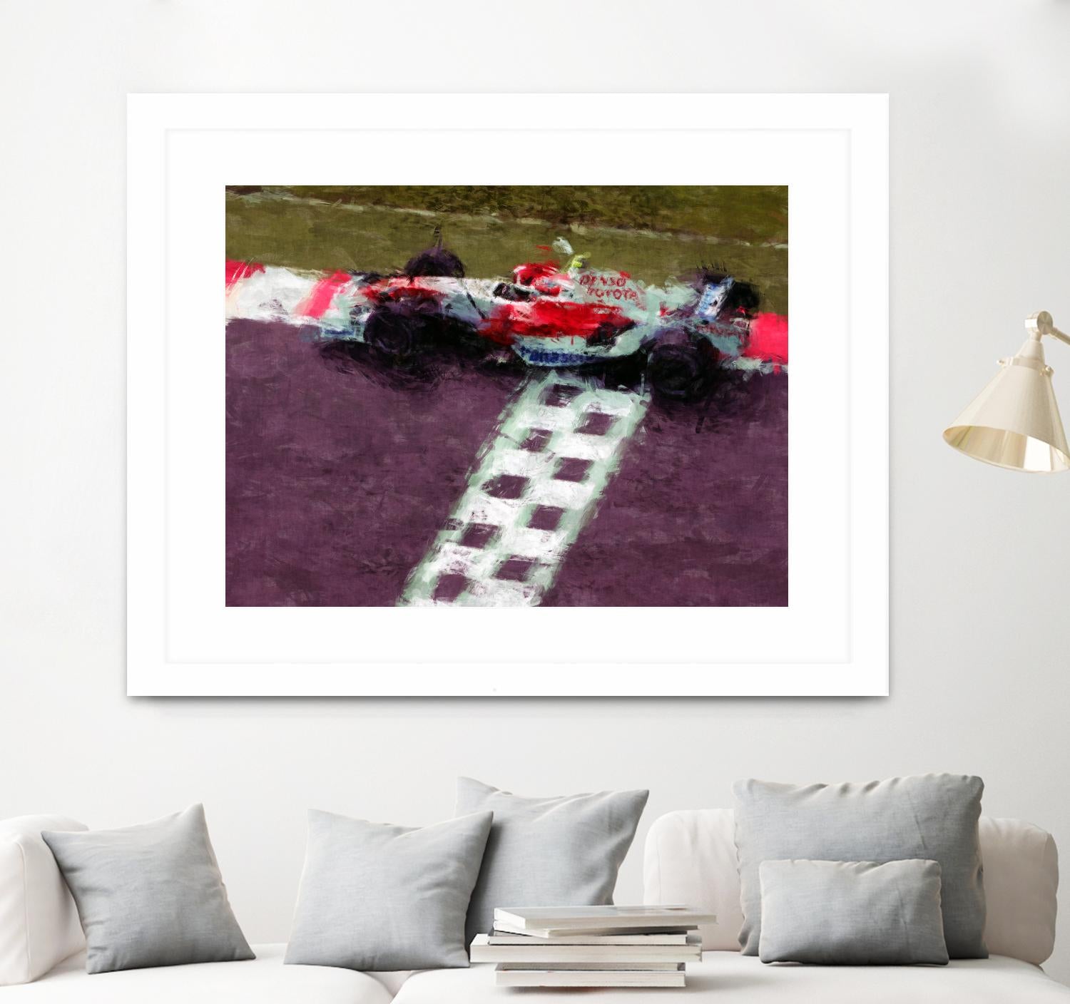 Formula 1 - VI by Jean-François Dupuis on GIANT ART - red transportation automobile