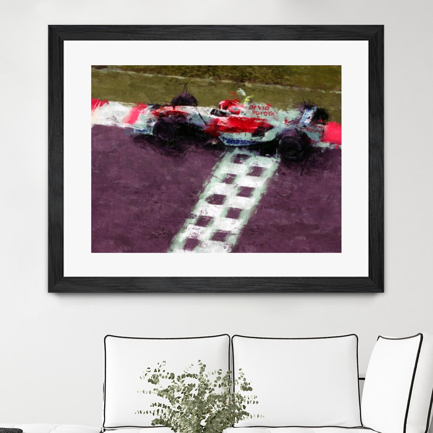 Formula 1 - VI by Jean-François Dupuis on GIANT ART - red transportation automobile