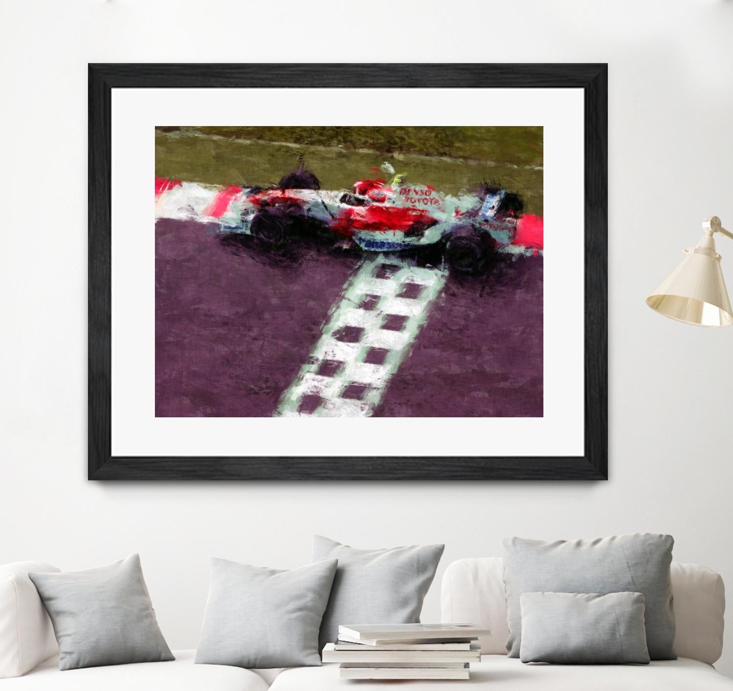 Formula 1 - VI by Jean-François Dupuis on GIANT ART - red transportation automobile