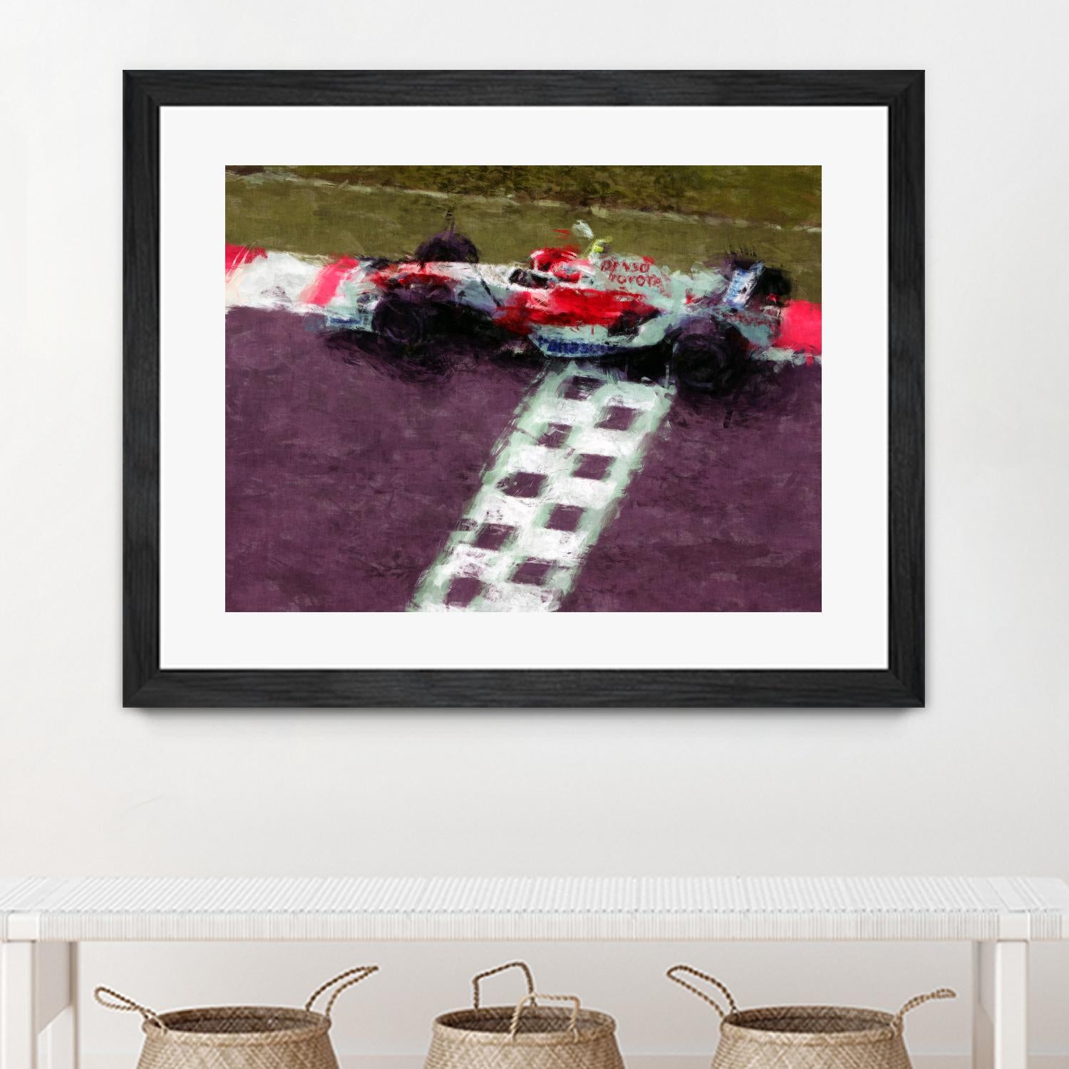 Formula 1 - VI by Jean-François Dupuis on GIANT ART - red transportation automobile