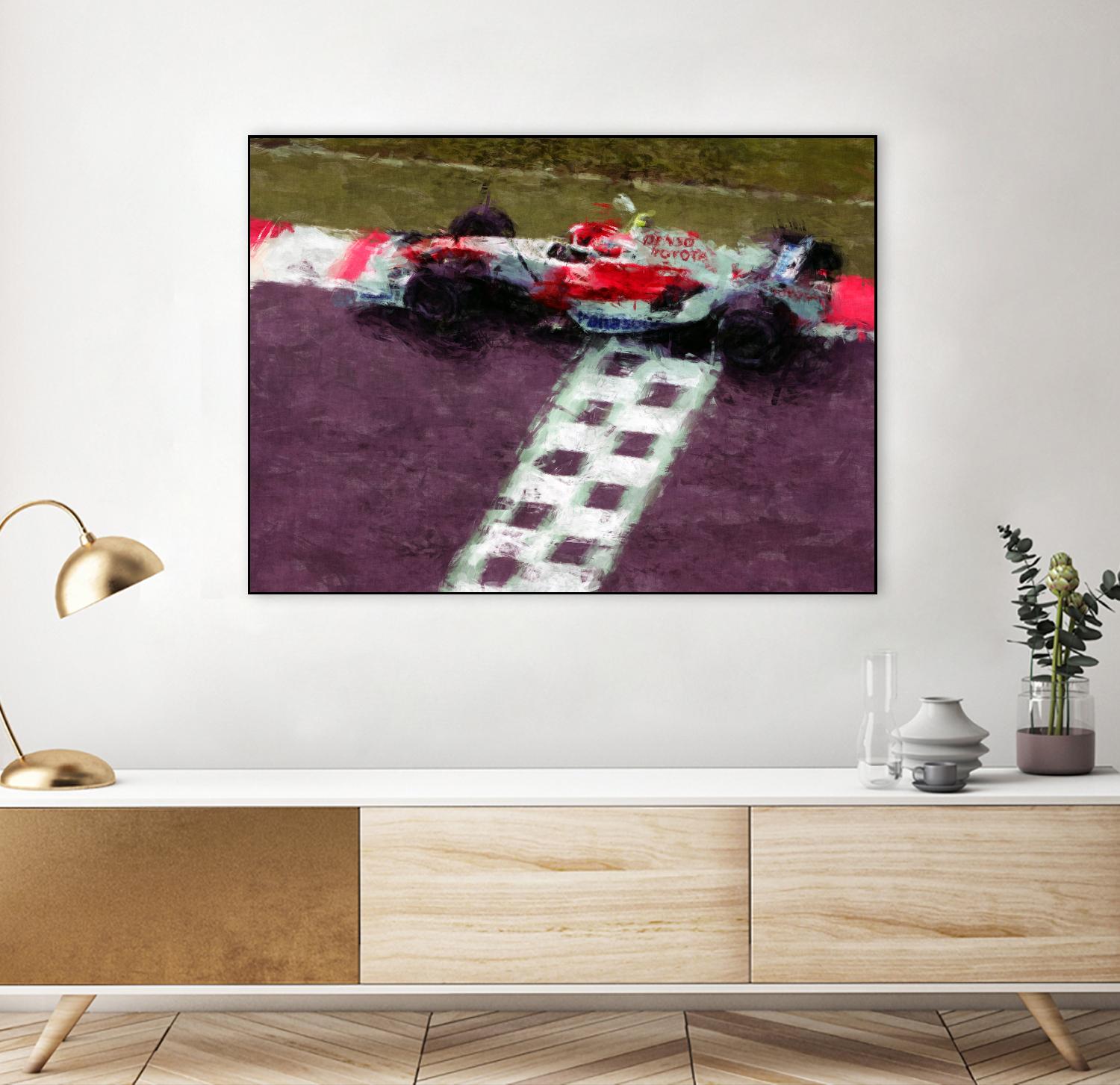 Formula 1 - VI by Jean-François Dupuis on GIANT ART - red transportation automobile