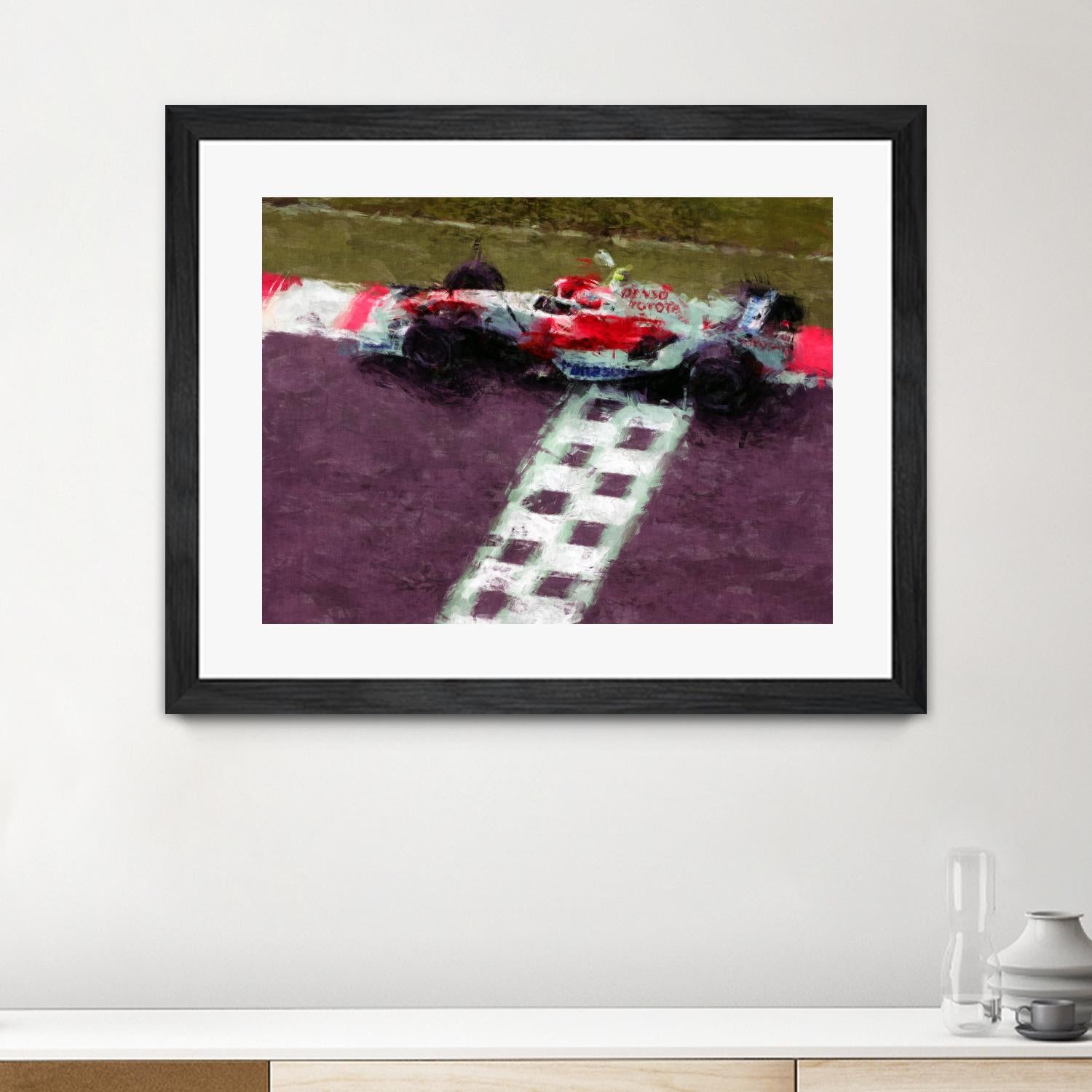 Formula 1 - VI by Jean-François Dupuis on GIANT ART - red transportation automobile