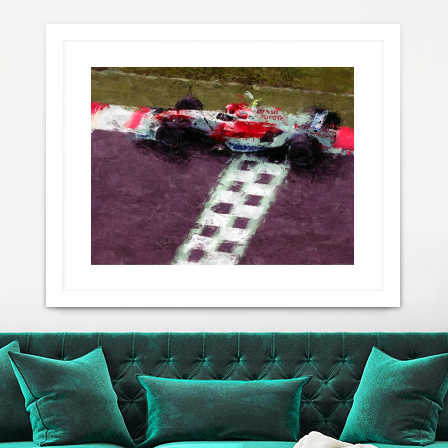 Formula 1 - VI by Jean-François Dupuis on GIANT ART - red transportation automobile