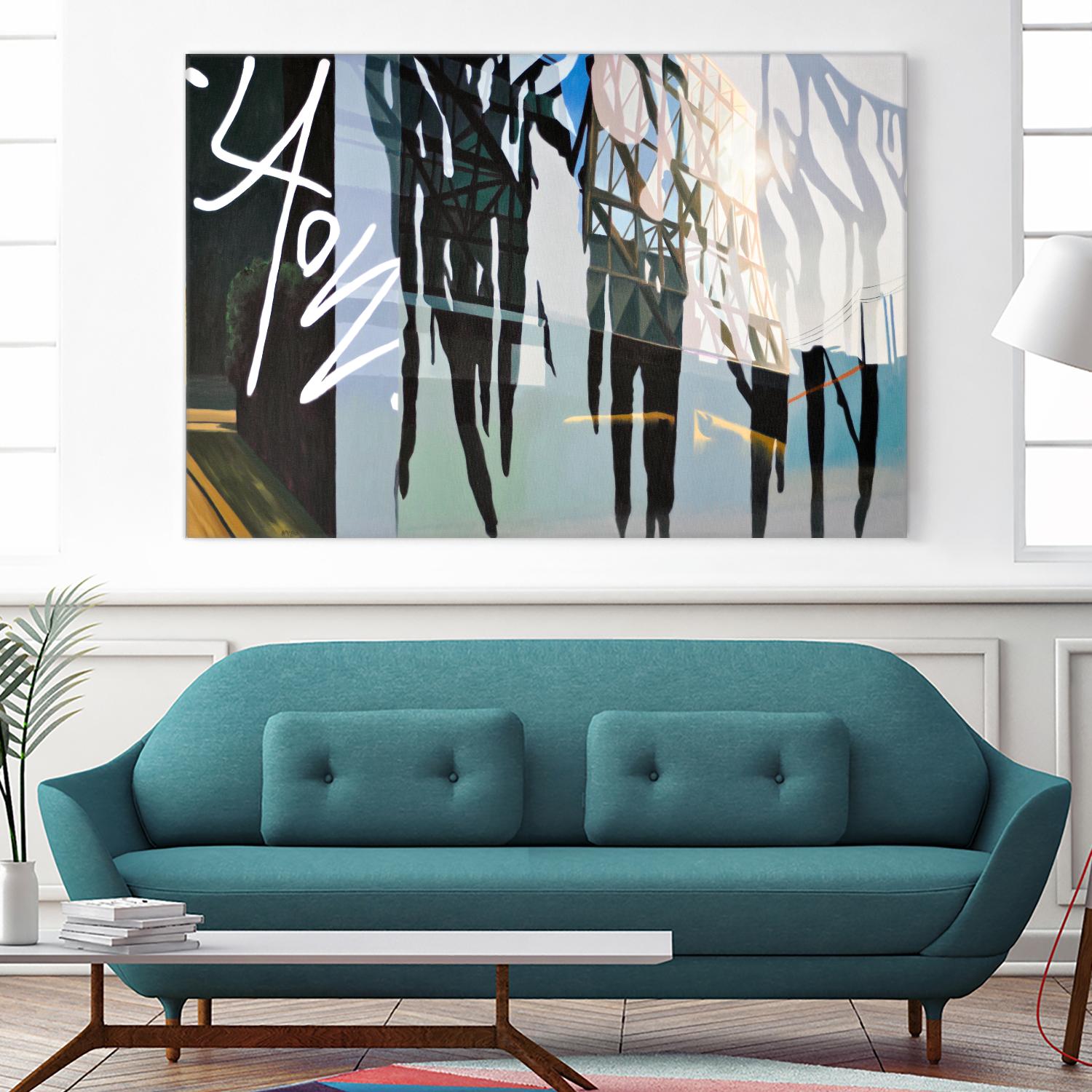 Transparent Spell by James Nye on GIANT ART - black street art canadian artists