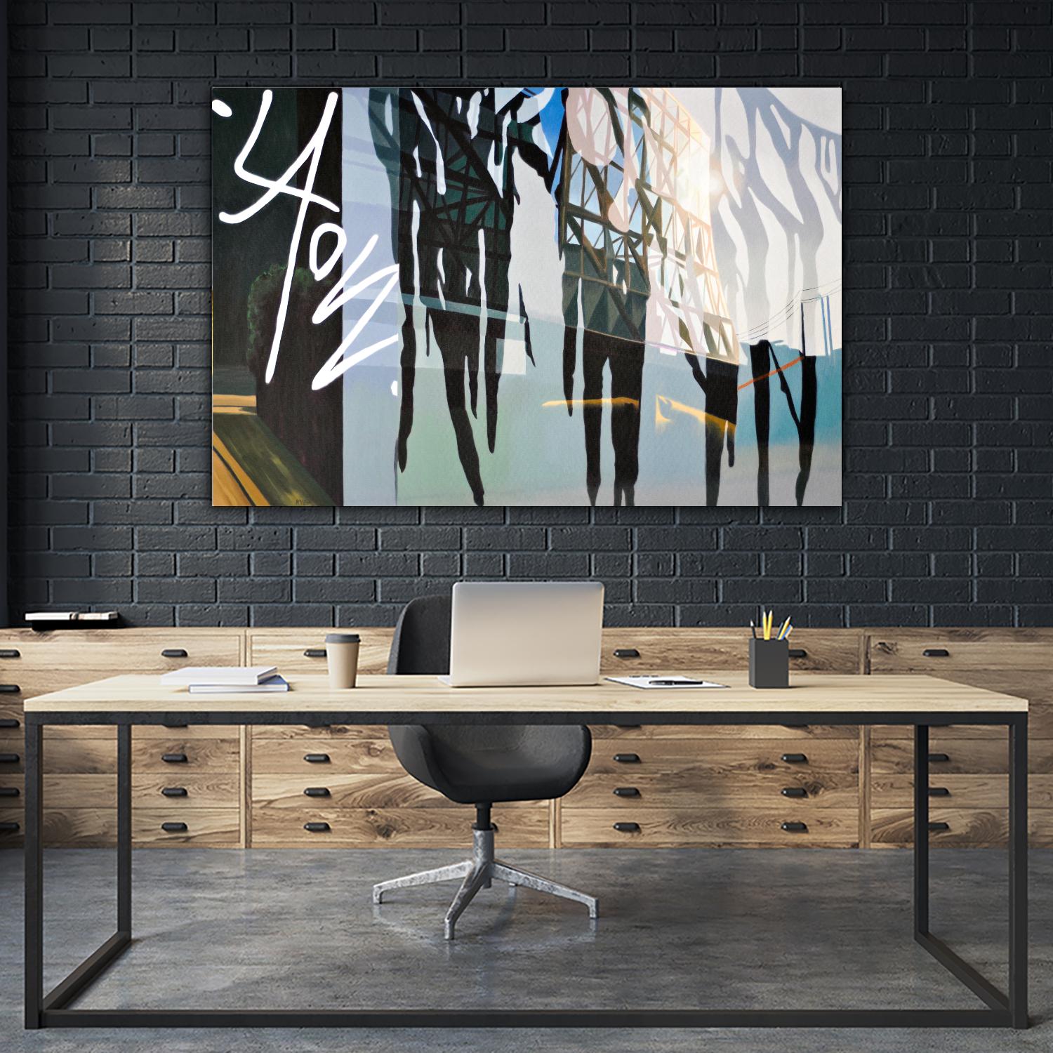 Transparent Spell by James Nye on GIANT ART - black street art canadian artists