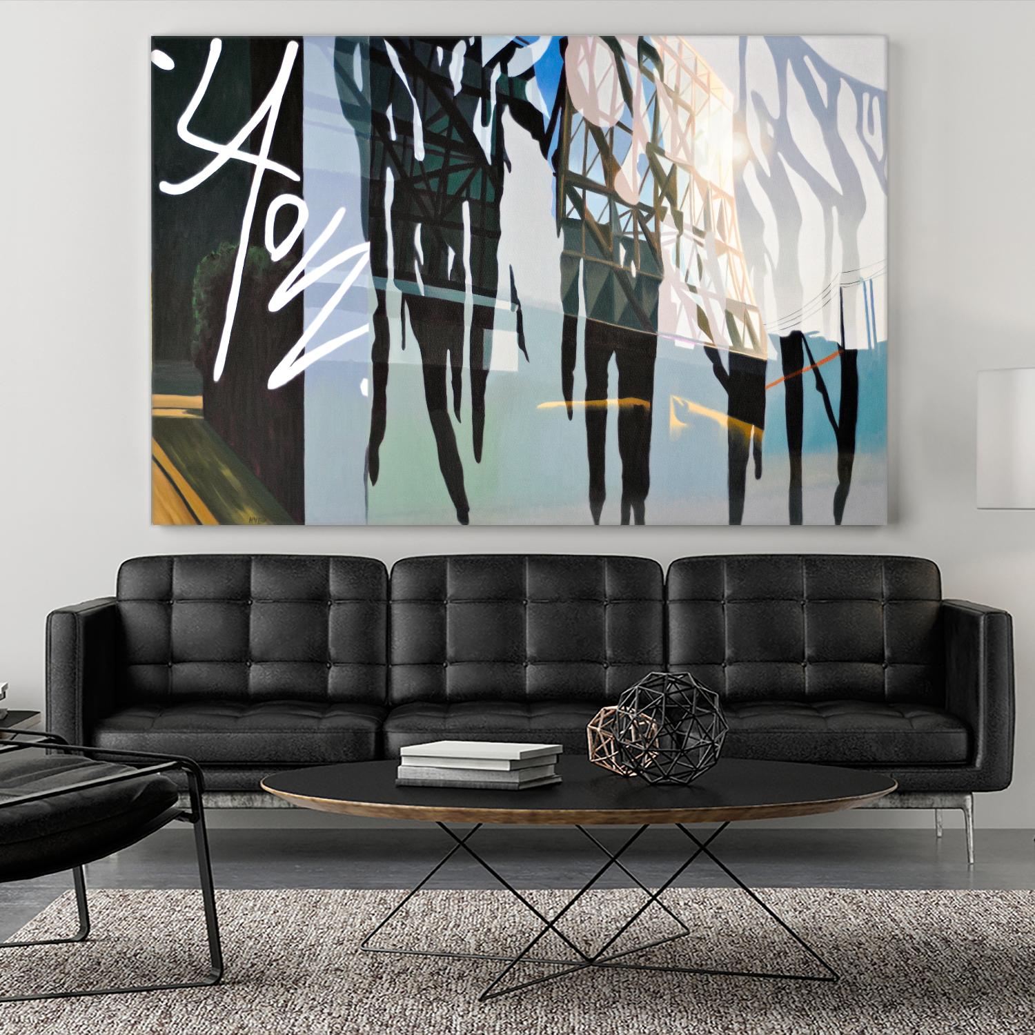 Transparent Spell by James Nye on GIANT ART - black street art canadian artists