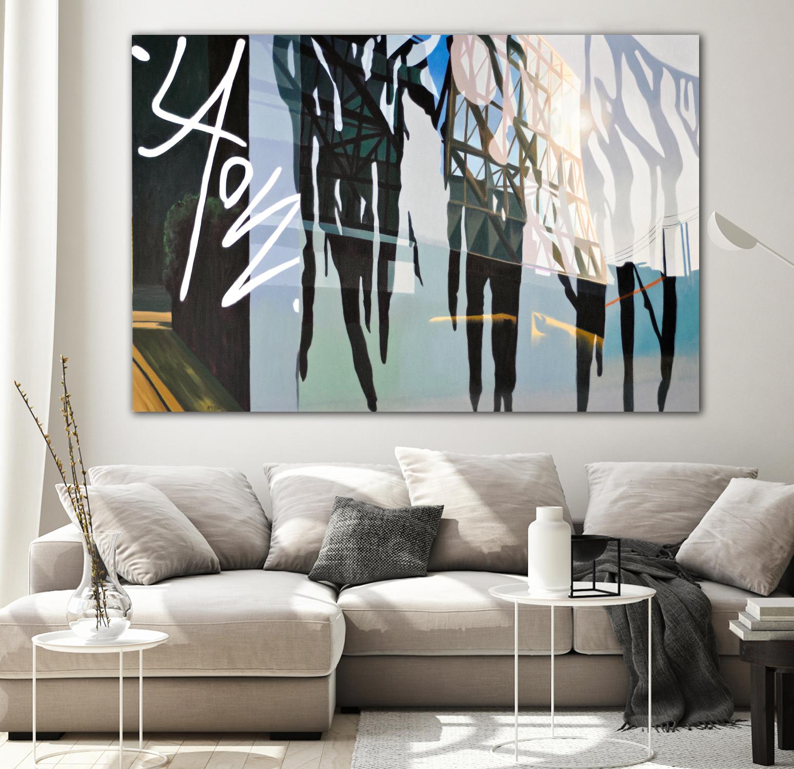 Transparent Spell by James Nye on GIANT ART - black street art canadian artists