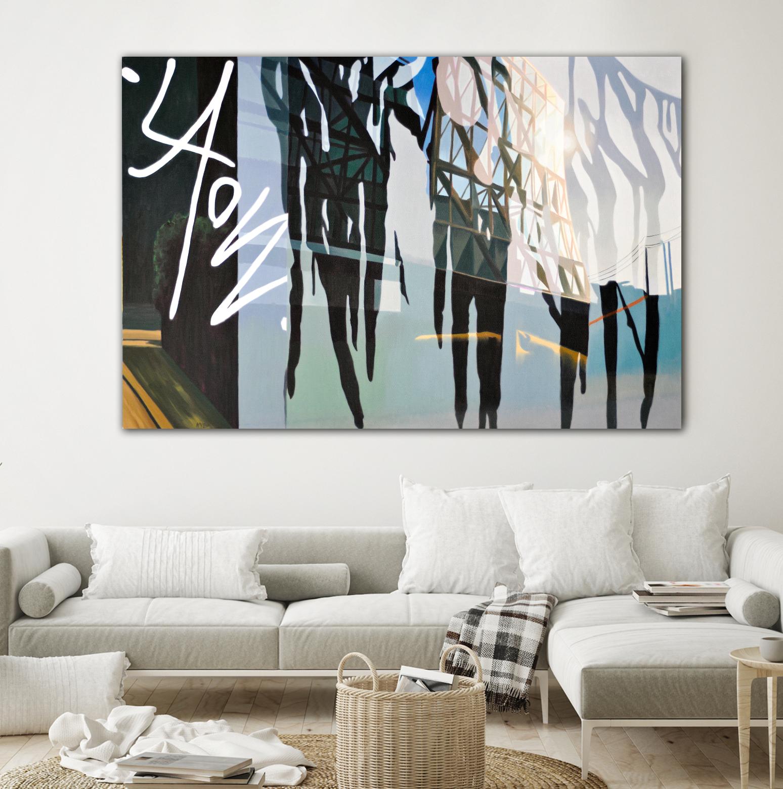 Transparent Spell by James Nye on GIANT ART - black street art canadian artists