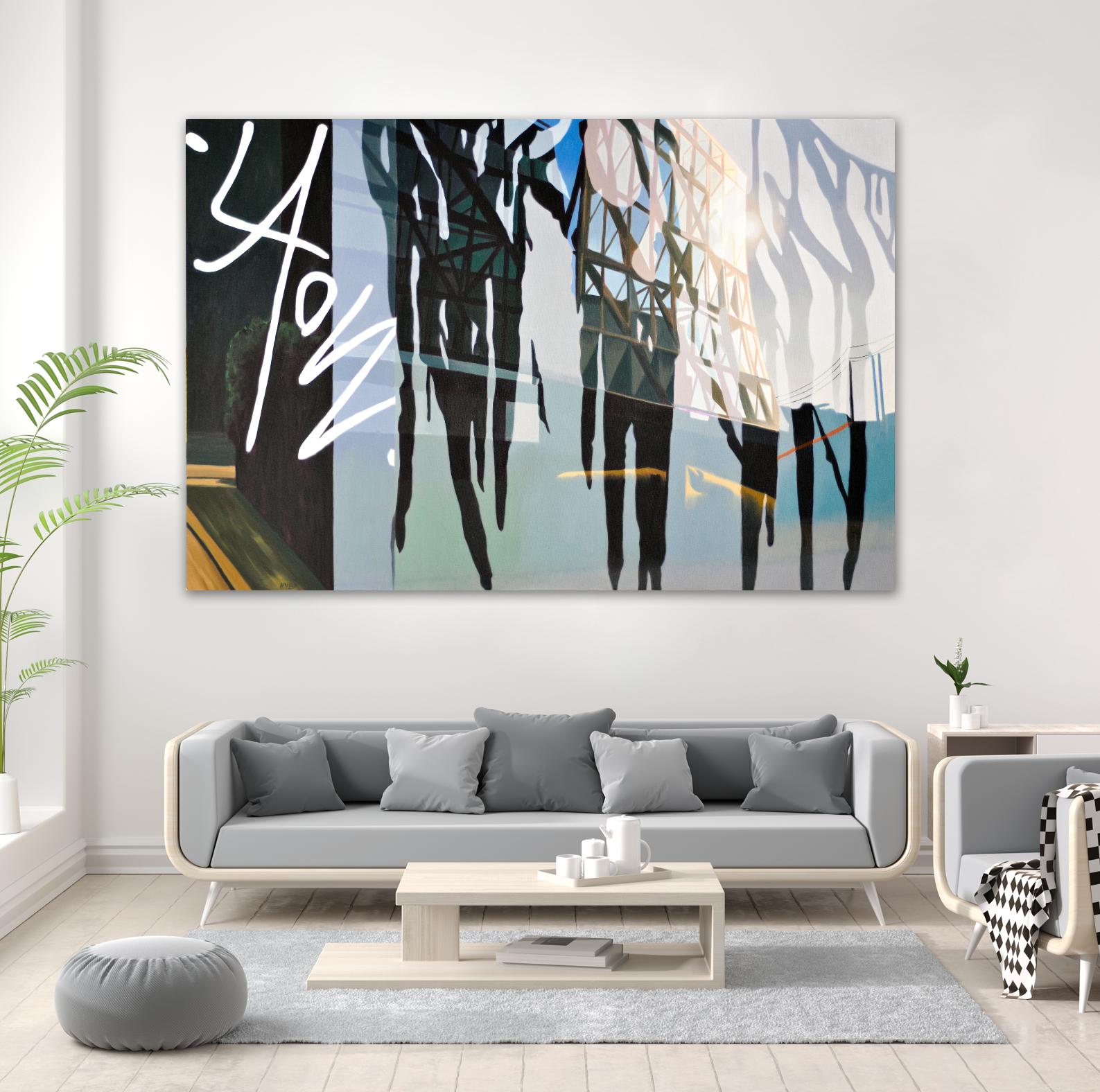 Transparent Spell by James Nye on GIANT ART - black street art canadian artists