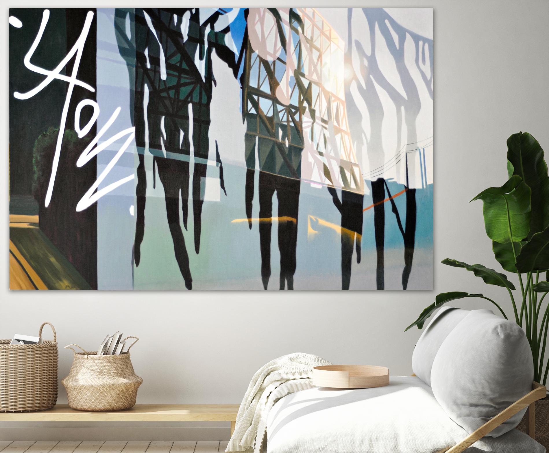 Transparent Spell by James Nye on GIANT ART - black street art canadian artists