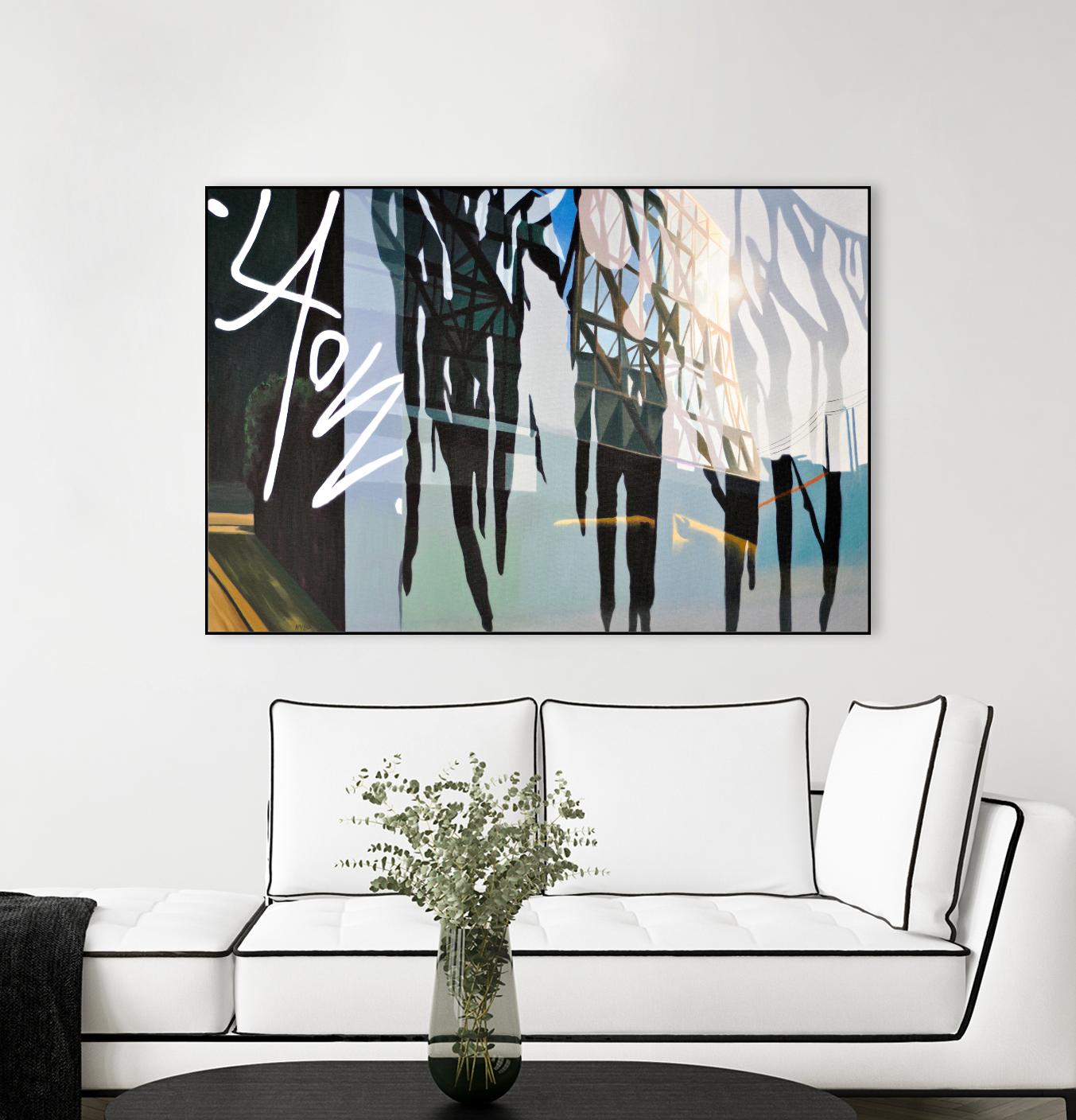 Transparent Spell by James Nye on GIANT ART - black street art canadian artists