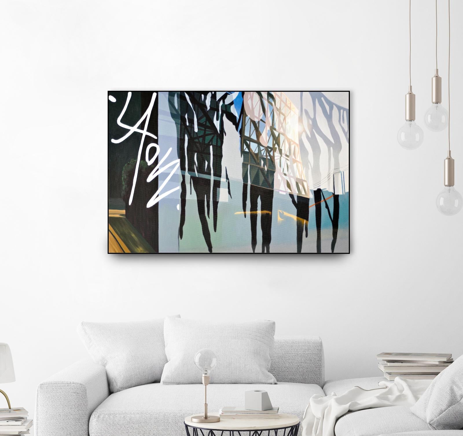 Transparent Spell by James Nye on GIANT ART - black street art canadian artists