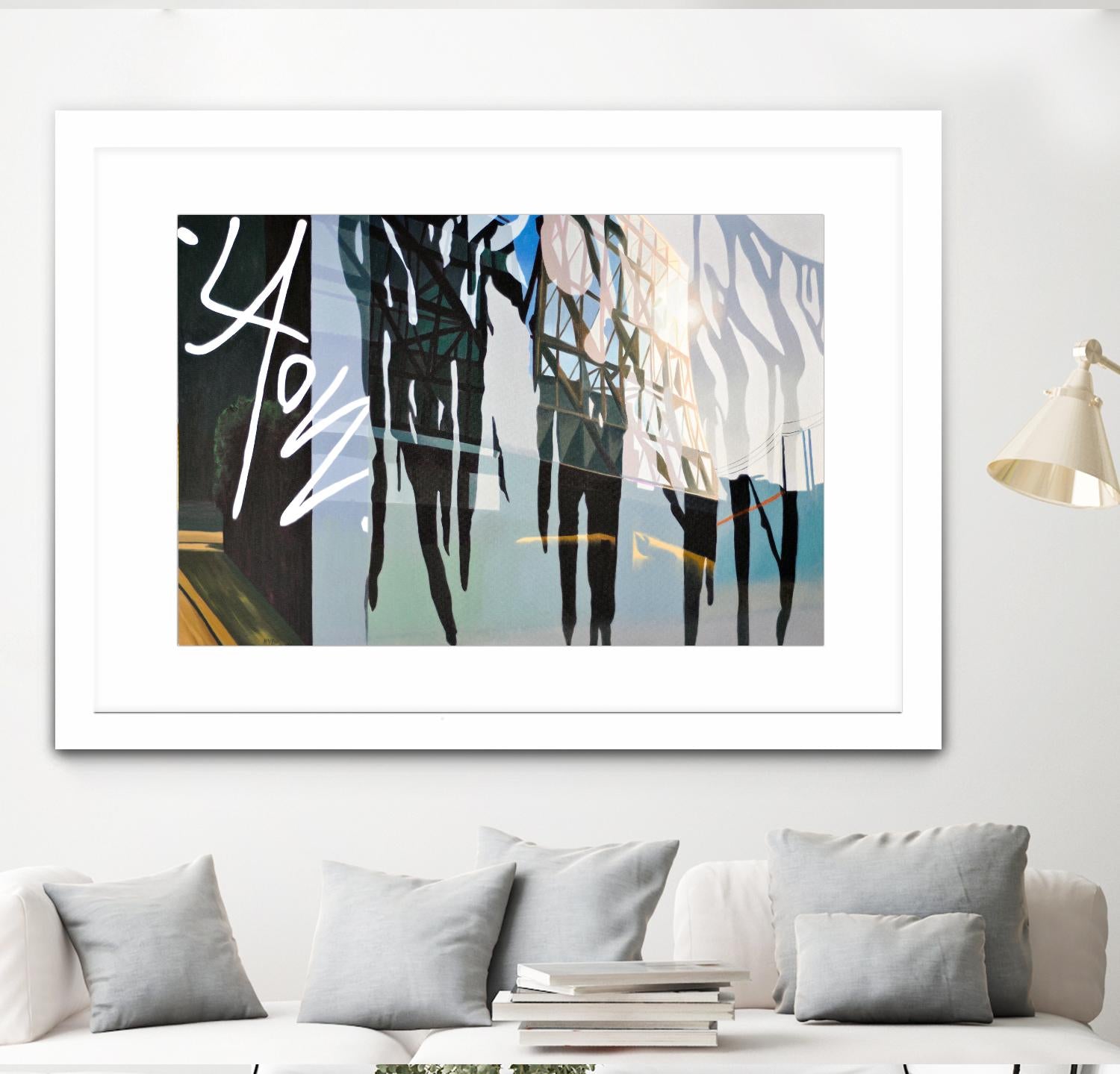 Transparent Spell by James Nye on GIANT ART - black street art canadian artists