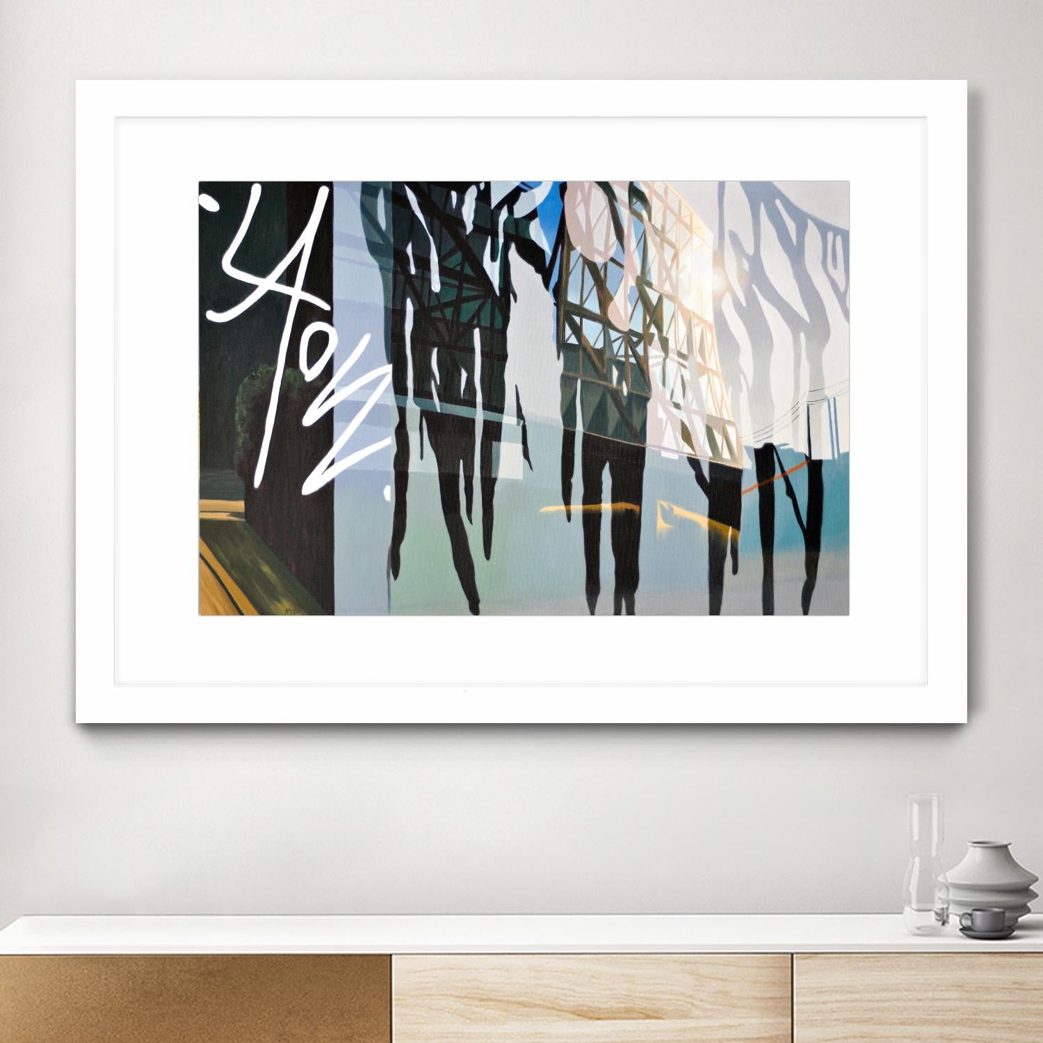 Transparent Spell by James Nye on GIANT ART - black street art canadian artists