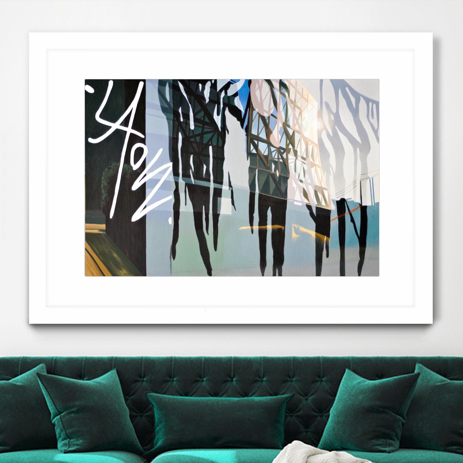 Transparent Spell by James Nye on GIANT ART - black street art canadian artists