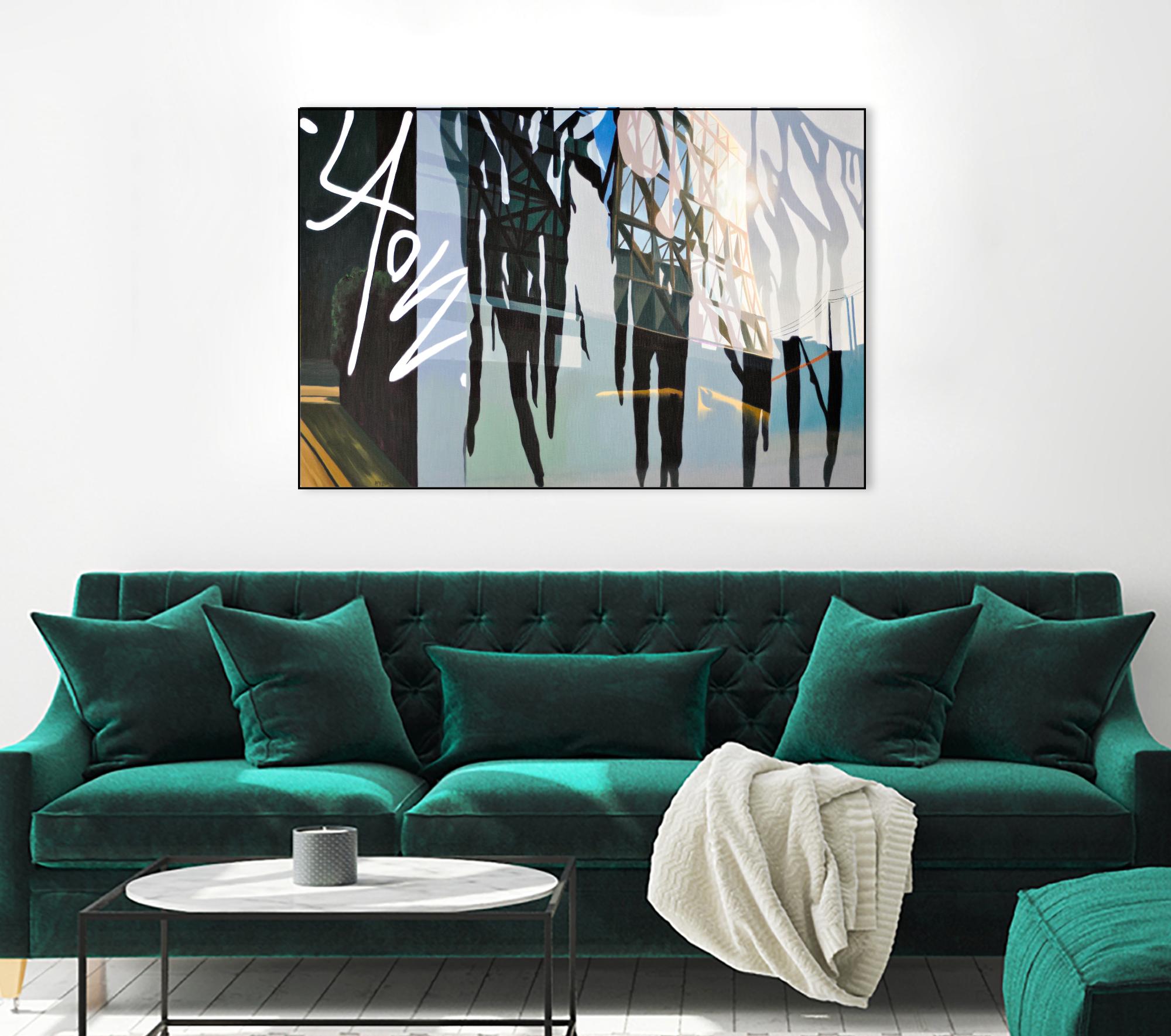 Transparent Spell by James Nye on GIANT ART - black street art canadian artists