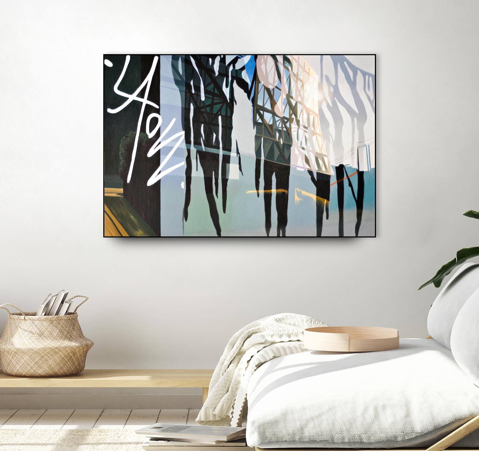 Transparent Spell by James Nye on GIANT ART - black street art canadian artists