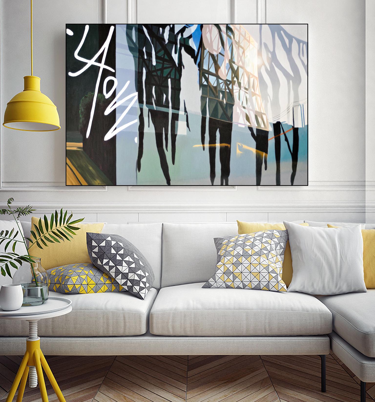 Transparent Spell by James Nye on GIANT ART - black street art canadian artists