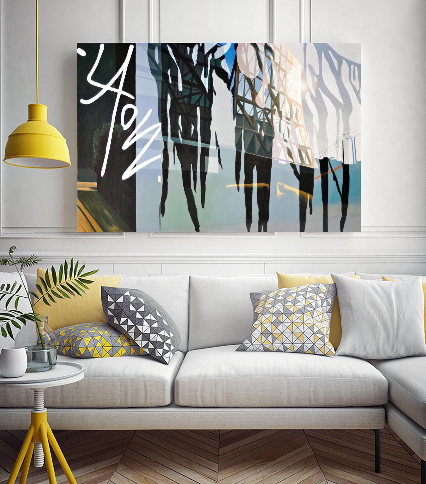 Transparent Spell by James Nye on GIANT ART - black street art canadian artists