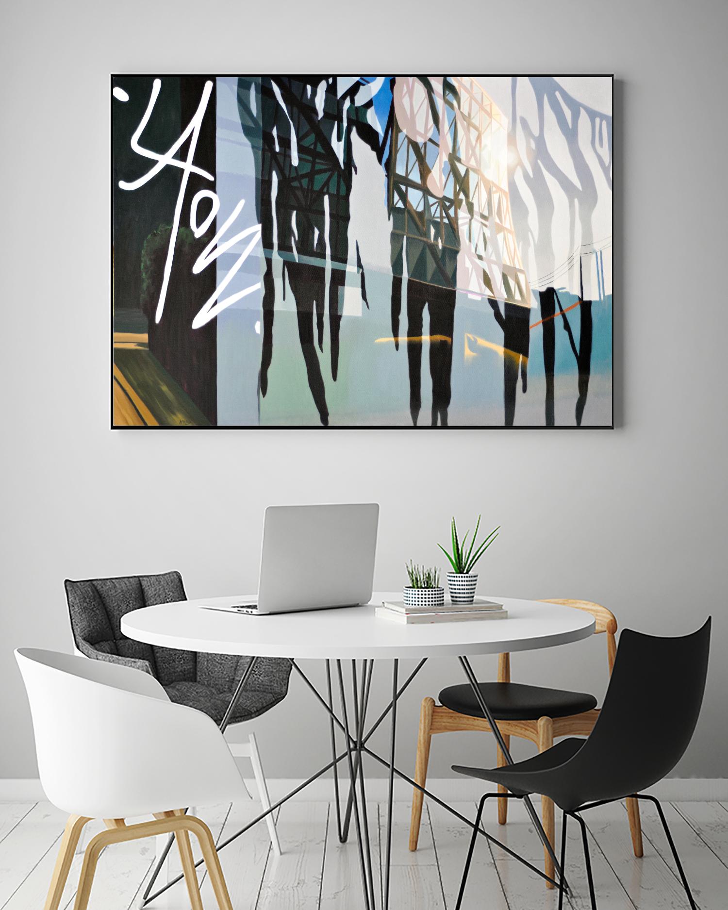 Transparent Spell by James Nye on GIANT ART - black street art canadian artists