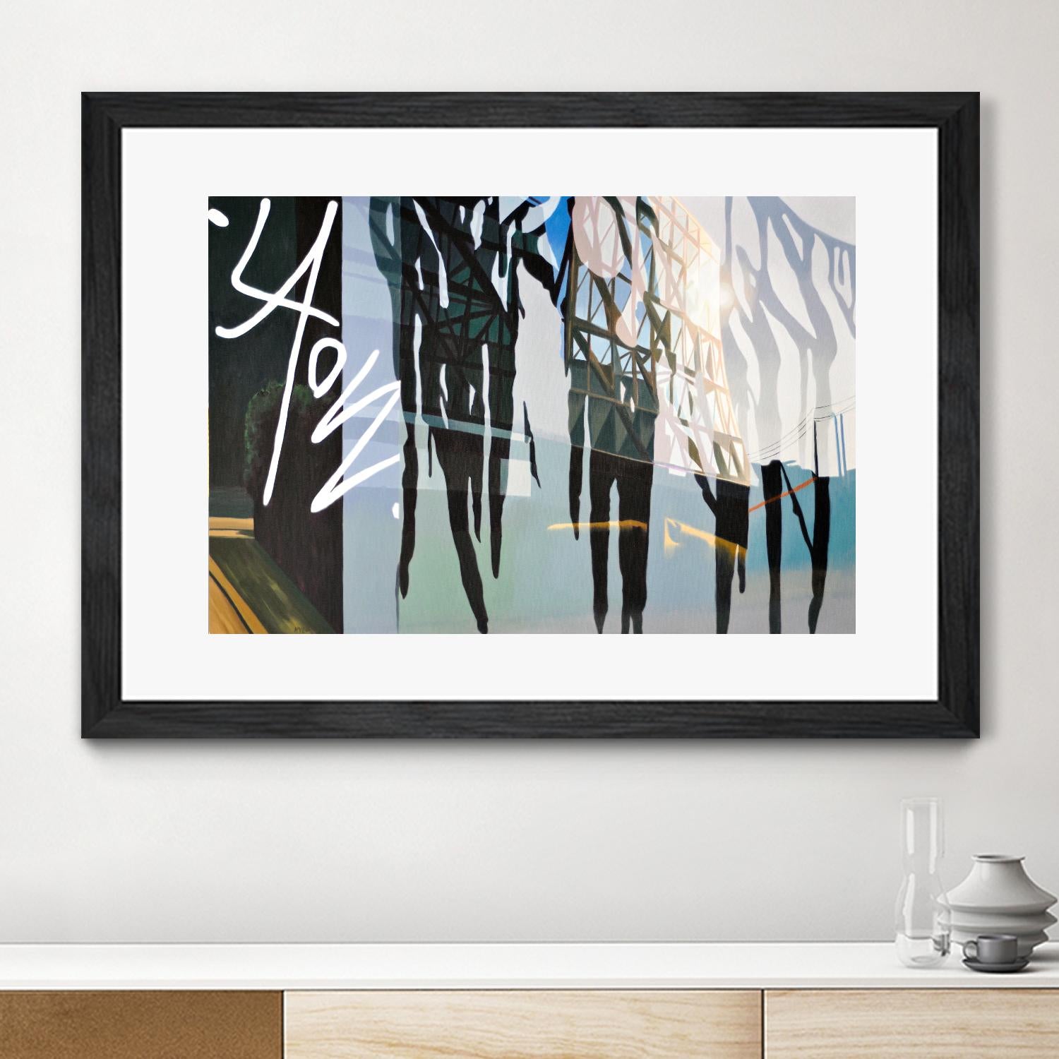 Transparent Spell by James Nye on GIANT ART - black street art canadian artists