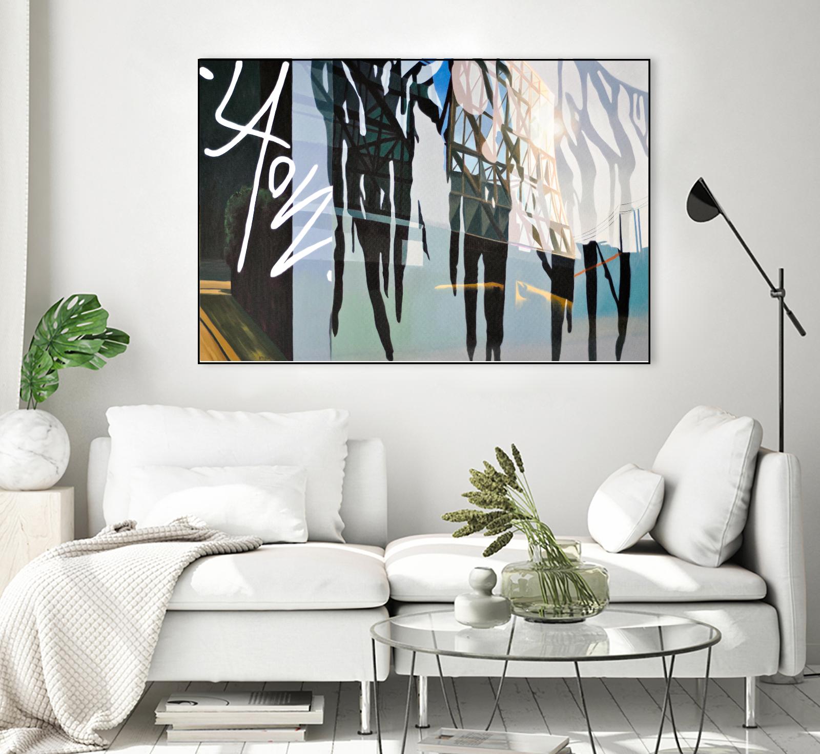 Transparent Spell by James Nye on GIANT ART - black street art canadian artists